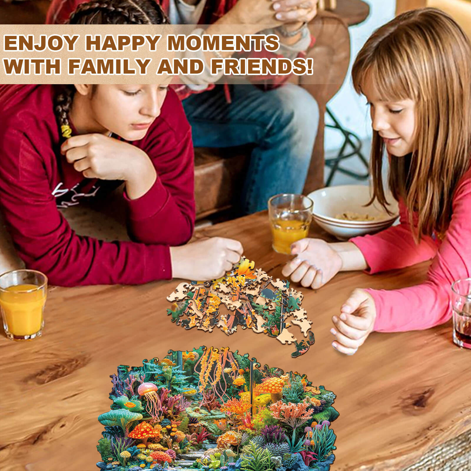 Coral greenhouse Wooden Jigsaw Puzzle