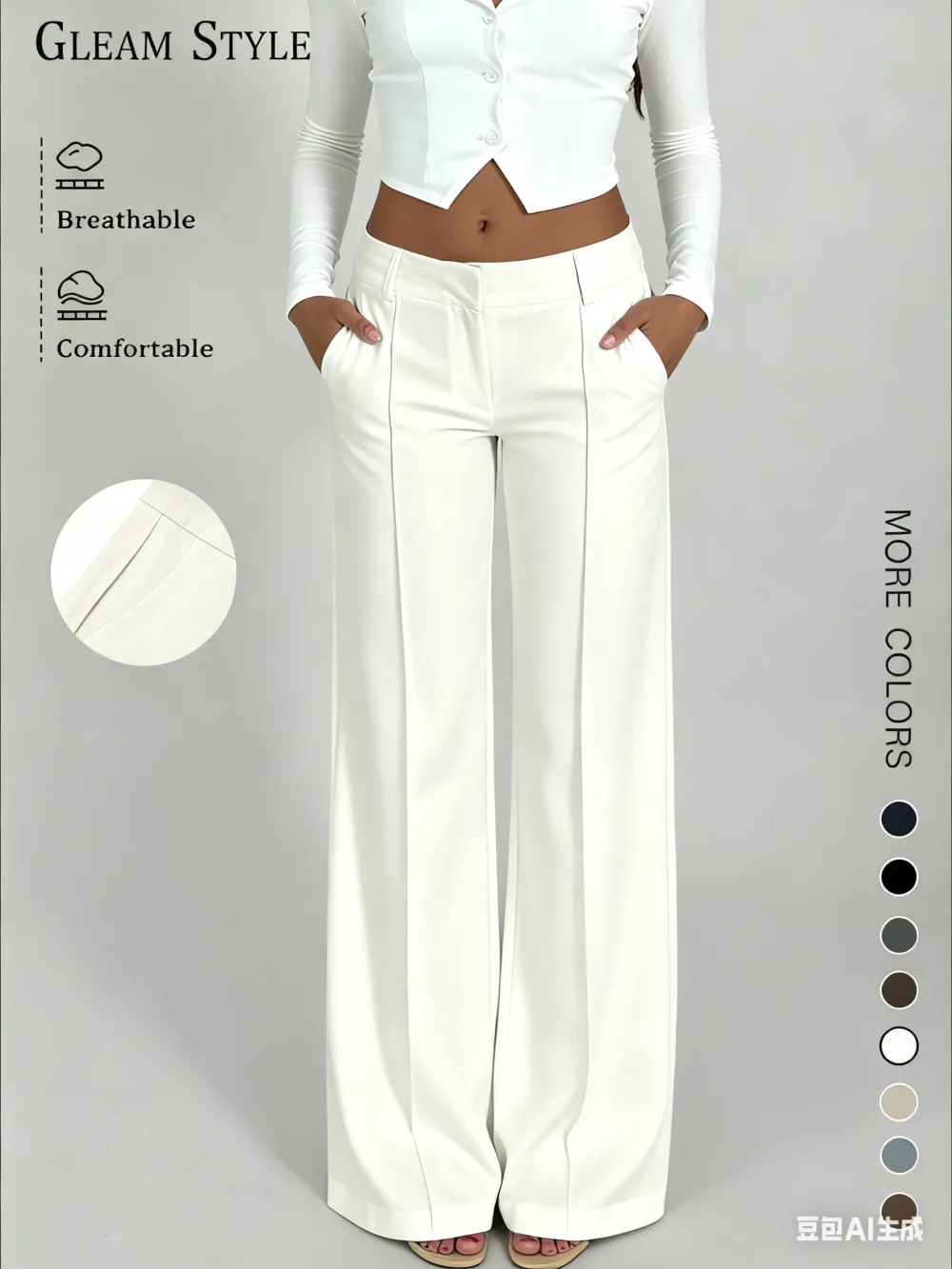 Women's Casual Fashion Suit Pants