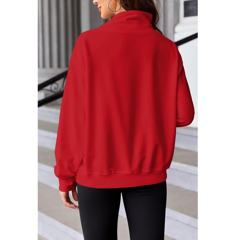 Women's Cozy Oversized Turtleneck Sweatshirt