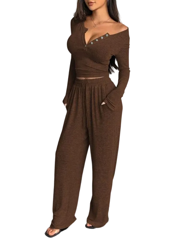 Women's Autumn and Winter Casual Pajama Set