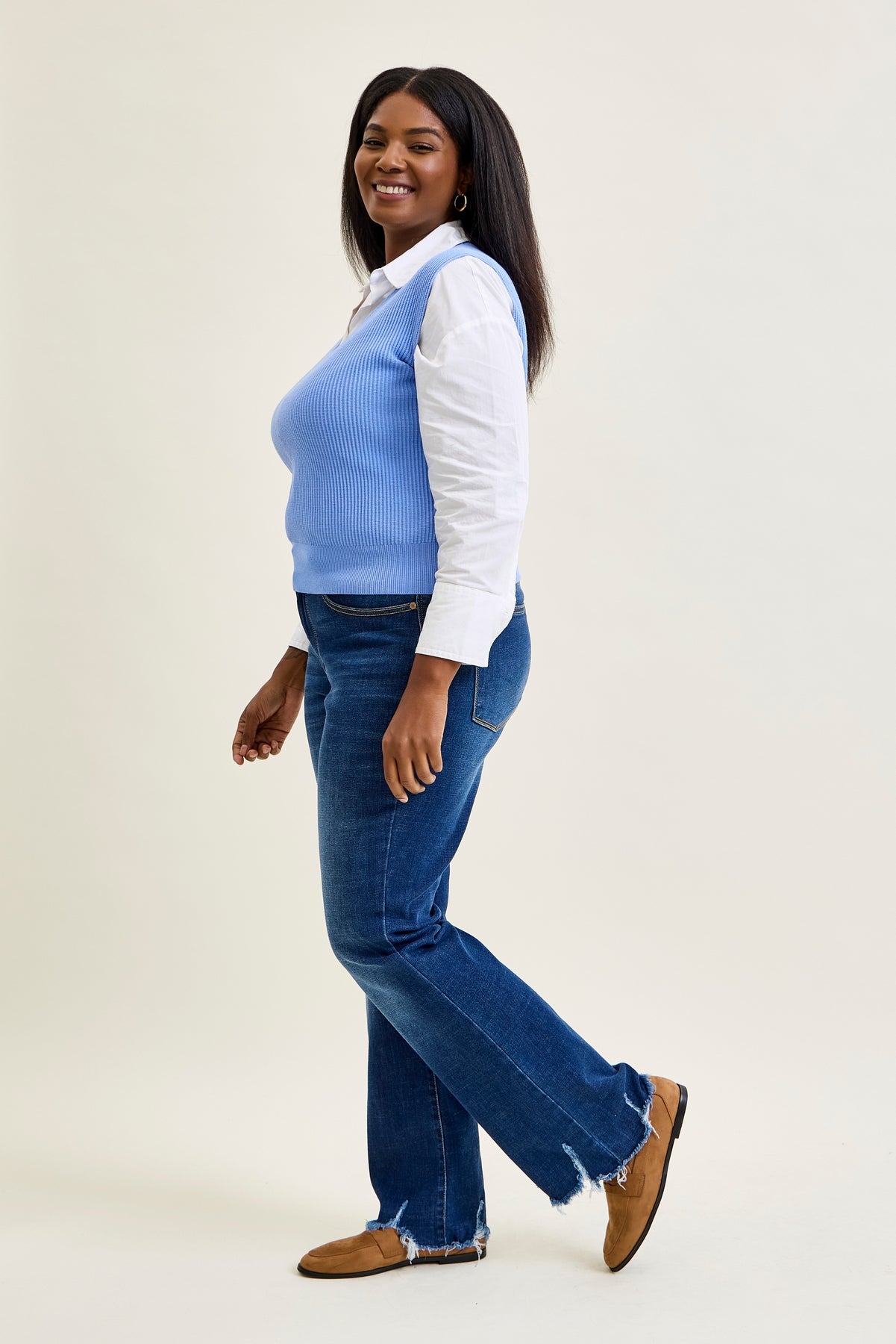 Daisy Non-Distressed Hem Bootcut Jeans - PLUS