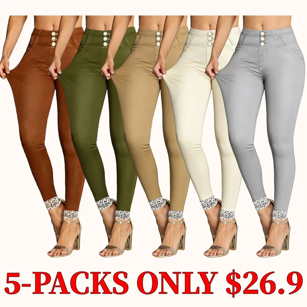 Women's denim-look leggings