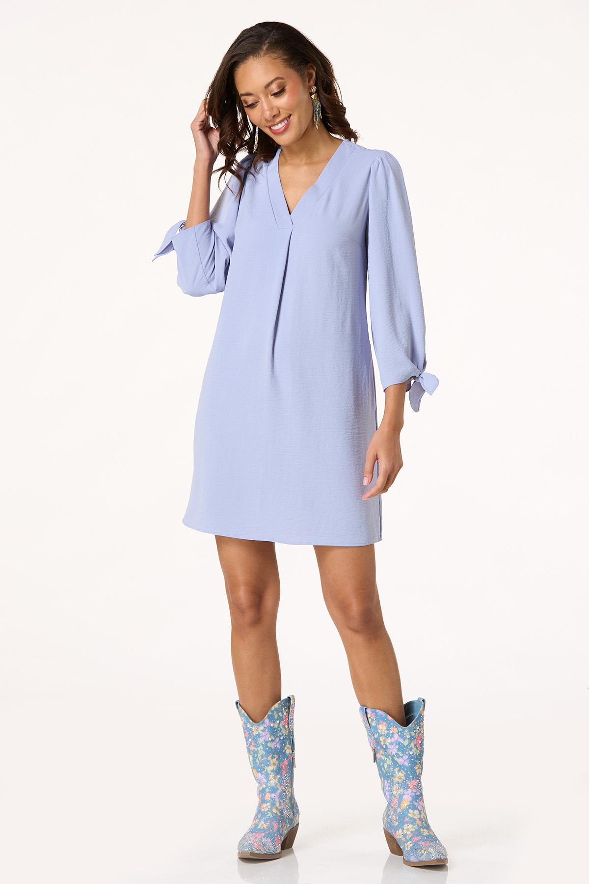 Tie Sleeve Dress