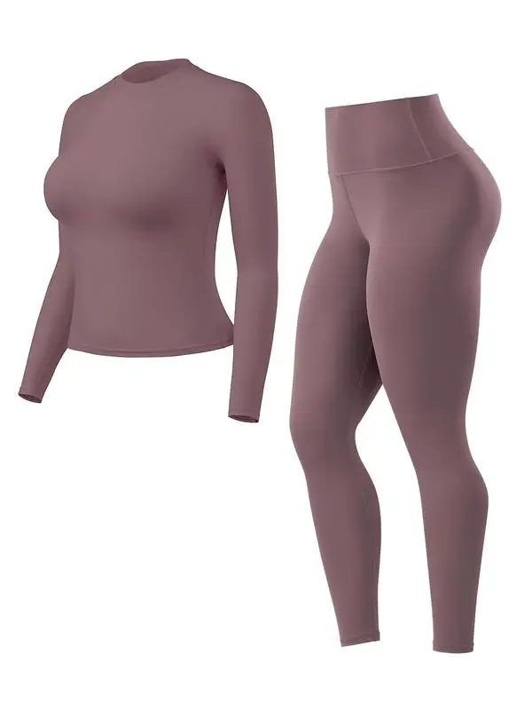 Women Yoga Leggings Set Gym Wear