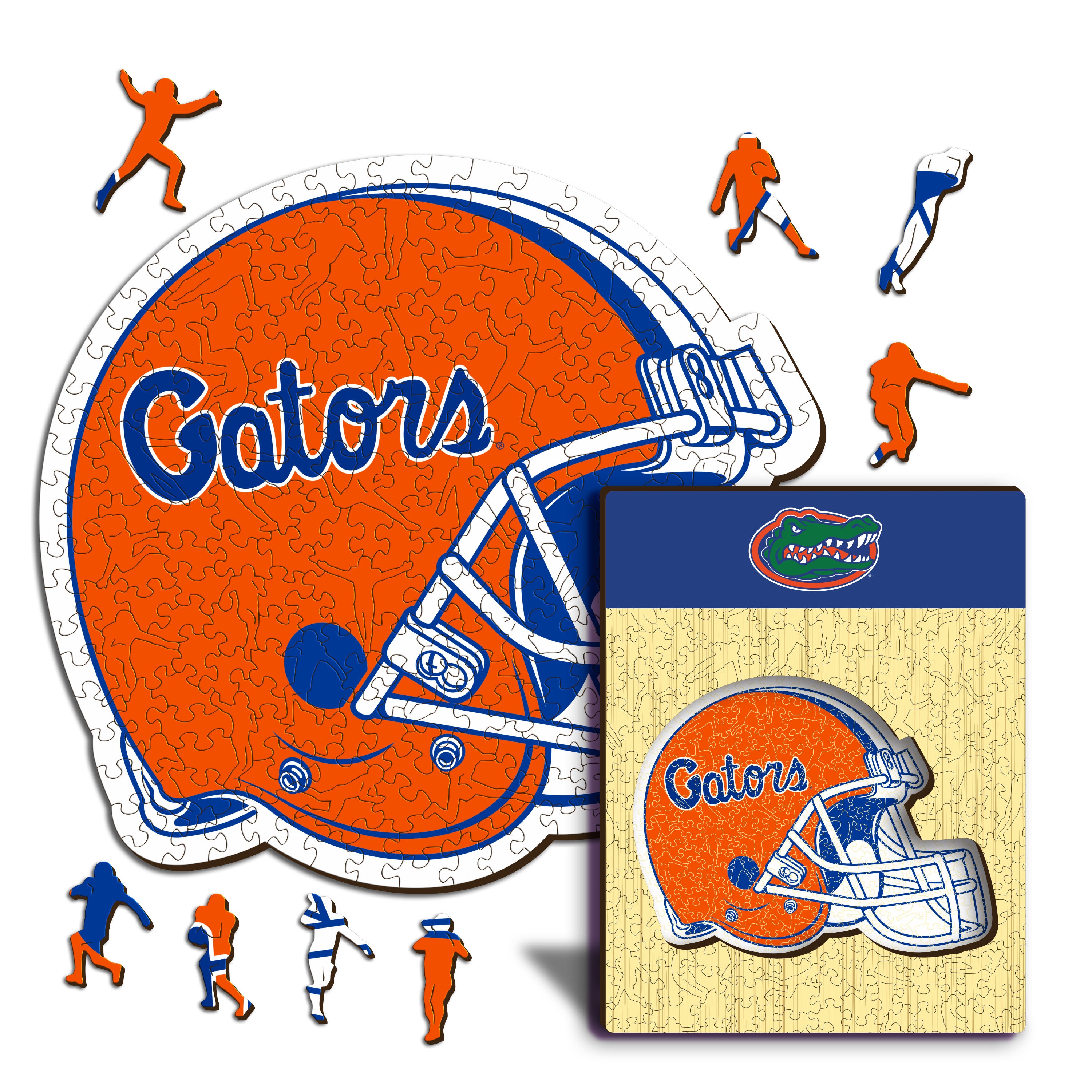 University of Florida Helmet - Wooden Puzzle