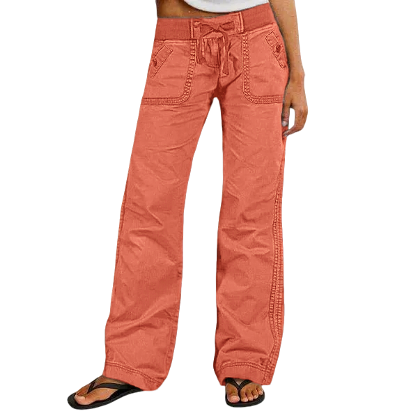 ⚡FINAL SALE⚡- Women's High Stretch Mid Rise Straight Pants