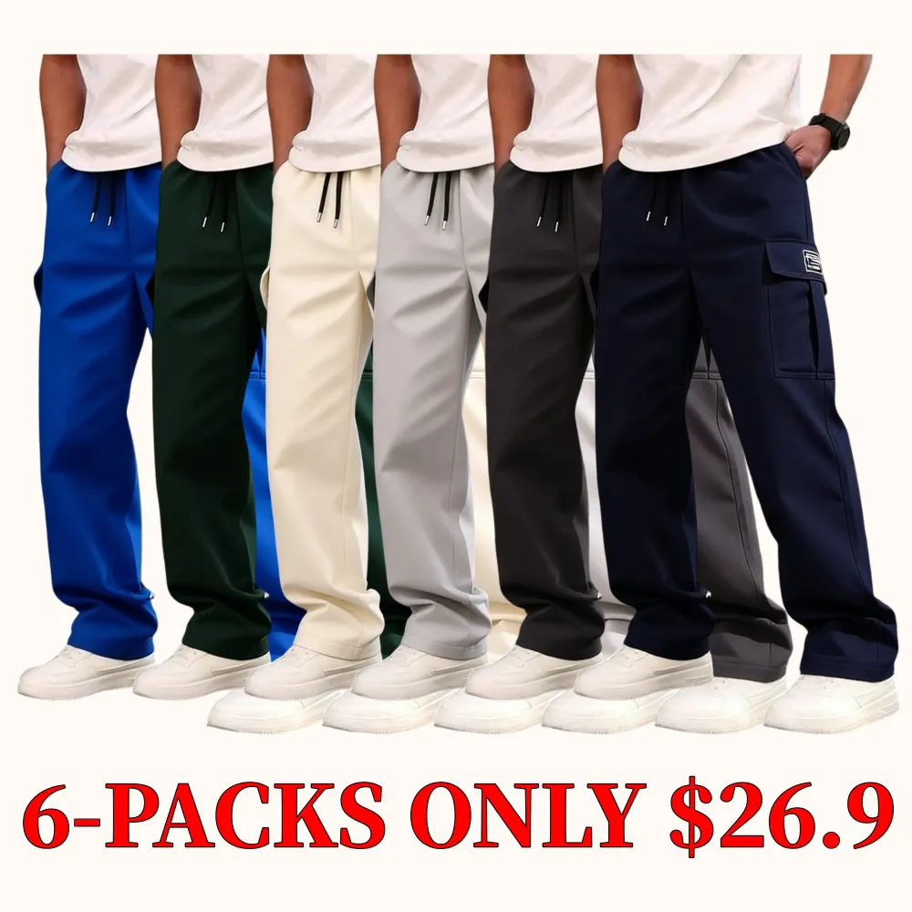 Men's work pants, with multiple pockets