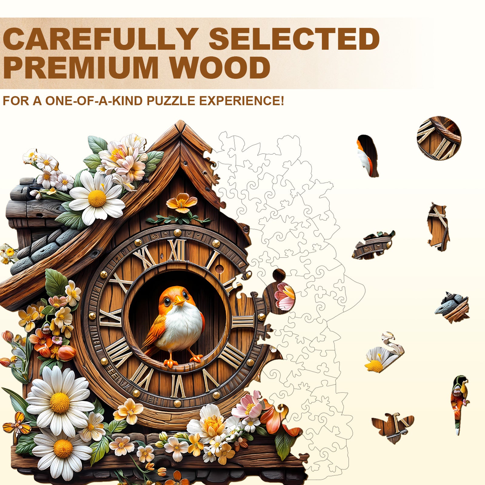 Timebird Chime Wooden Jigsaw Puzzle