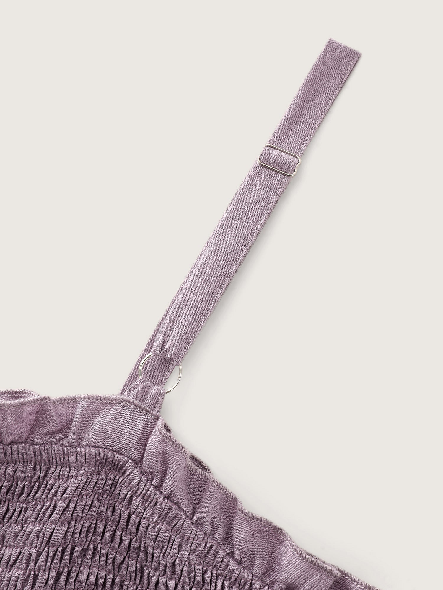 Shirred Handkerchief Hem Maxi Dress