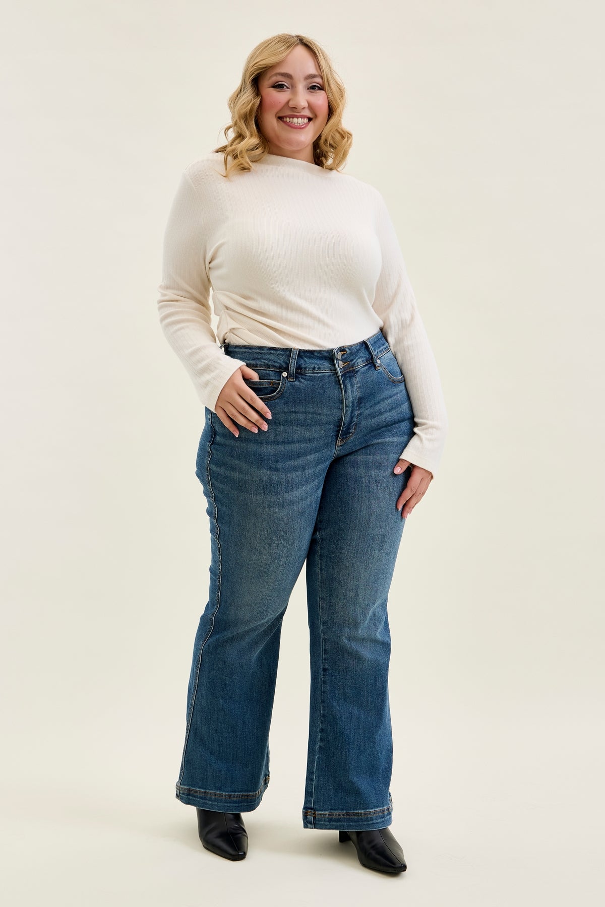 Penny Flare with Tummy Control (Petite) - PLUS