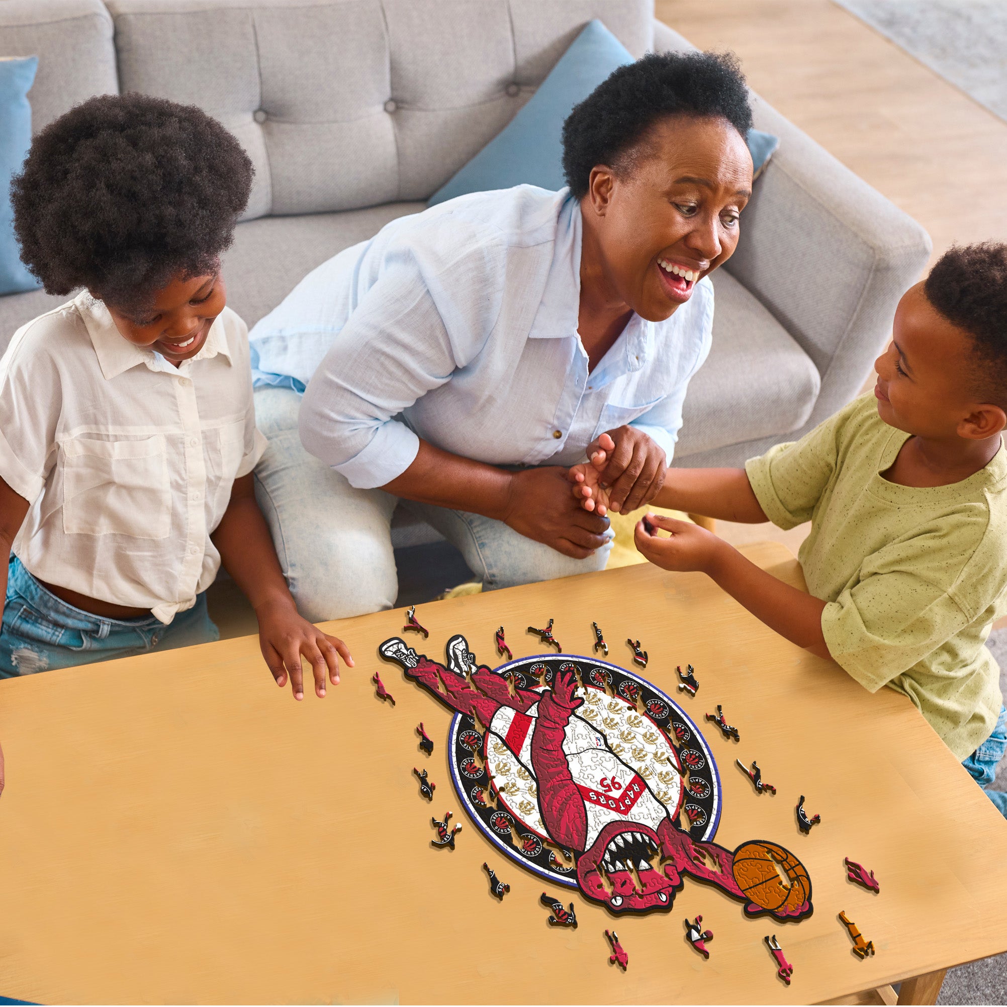 Toronto Raptors™ Mascot - Wooden Puzzle