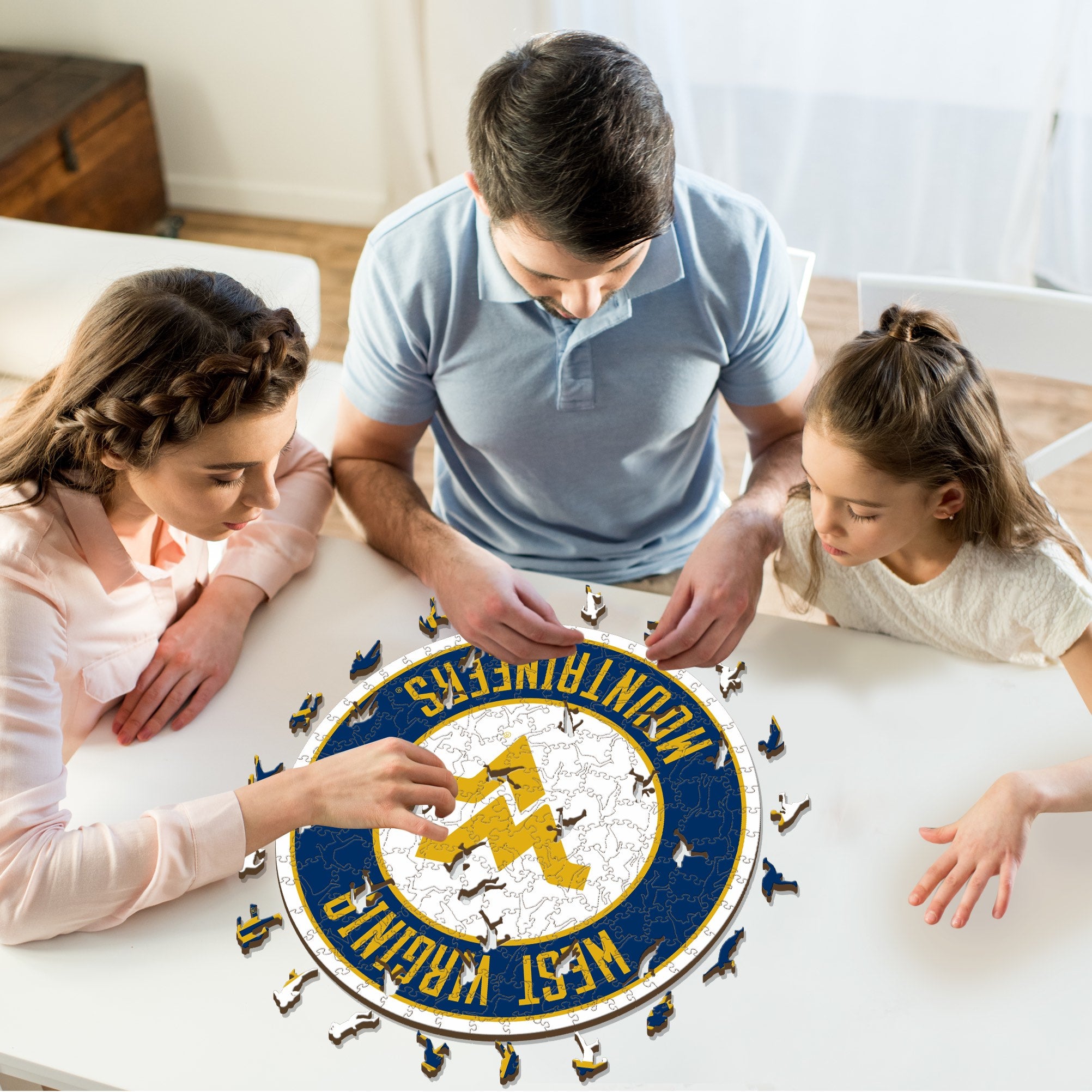 West Virginia University - Wooden Puzzle