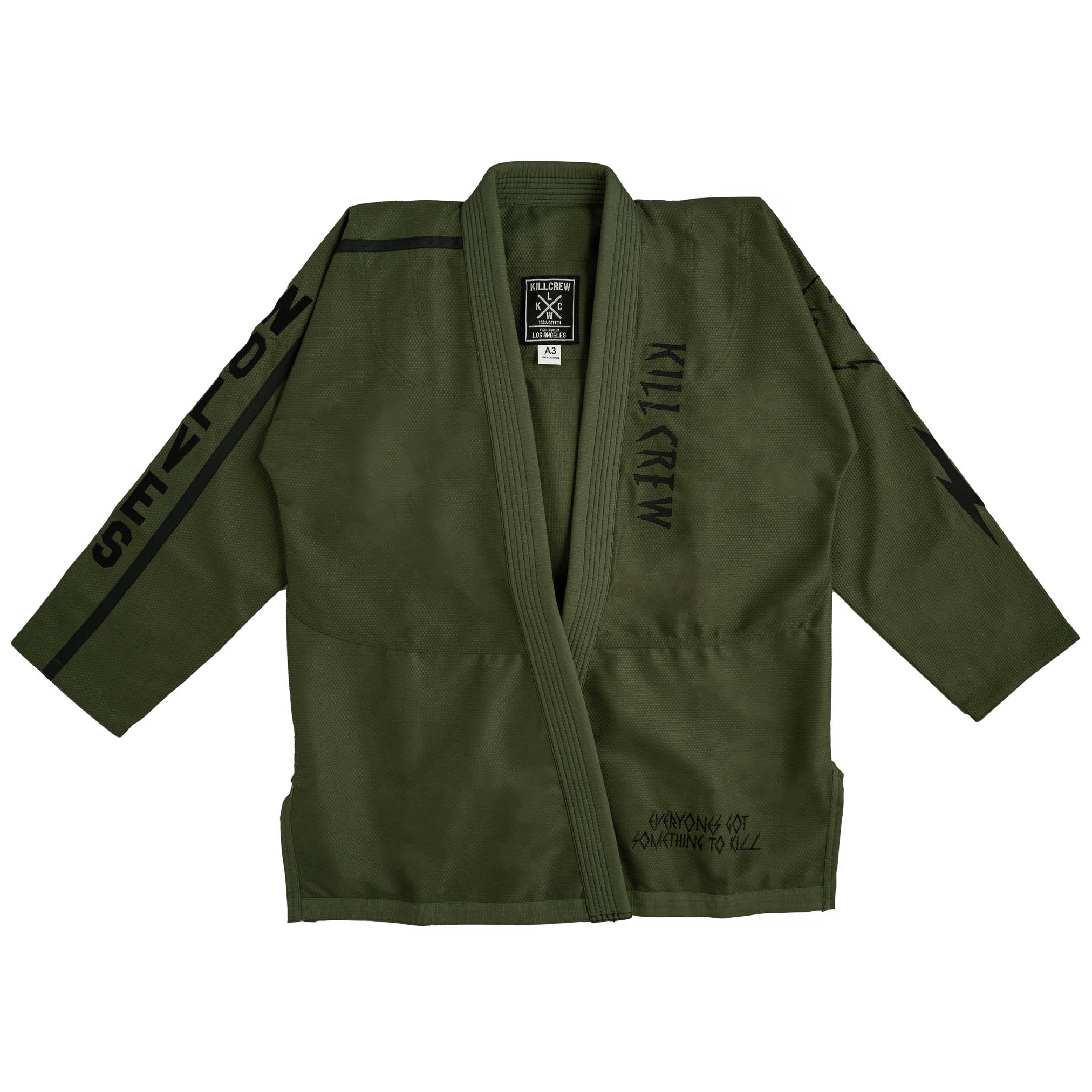 KILL CREW WOLF GI TOP - OLIVE