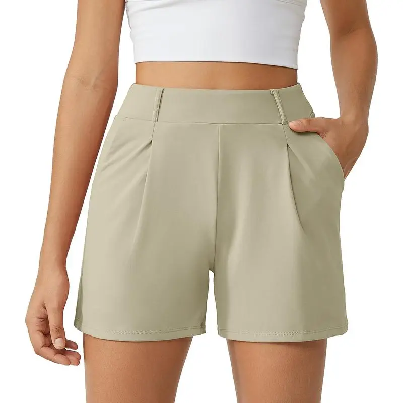 Women Trendy High Waisted Casual Summer Shorts