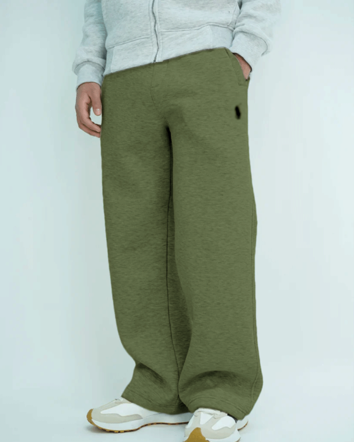 Men’s Baggy Fleece Joggers (Relaxed Wide Fit)
