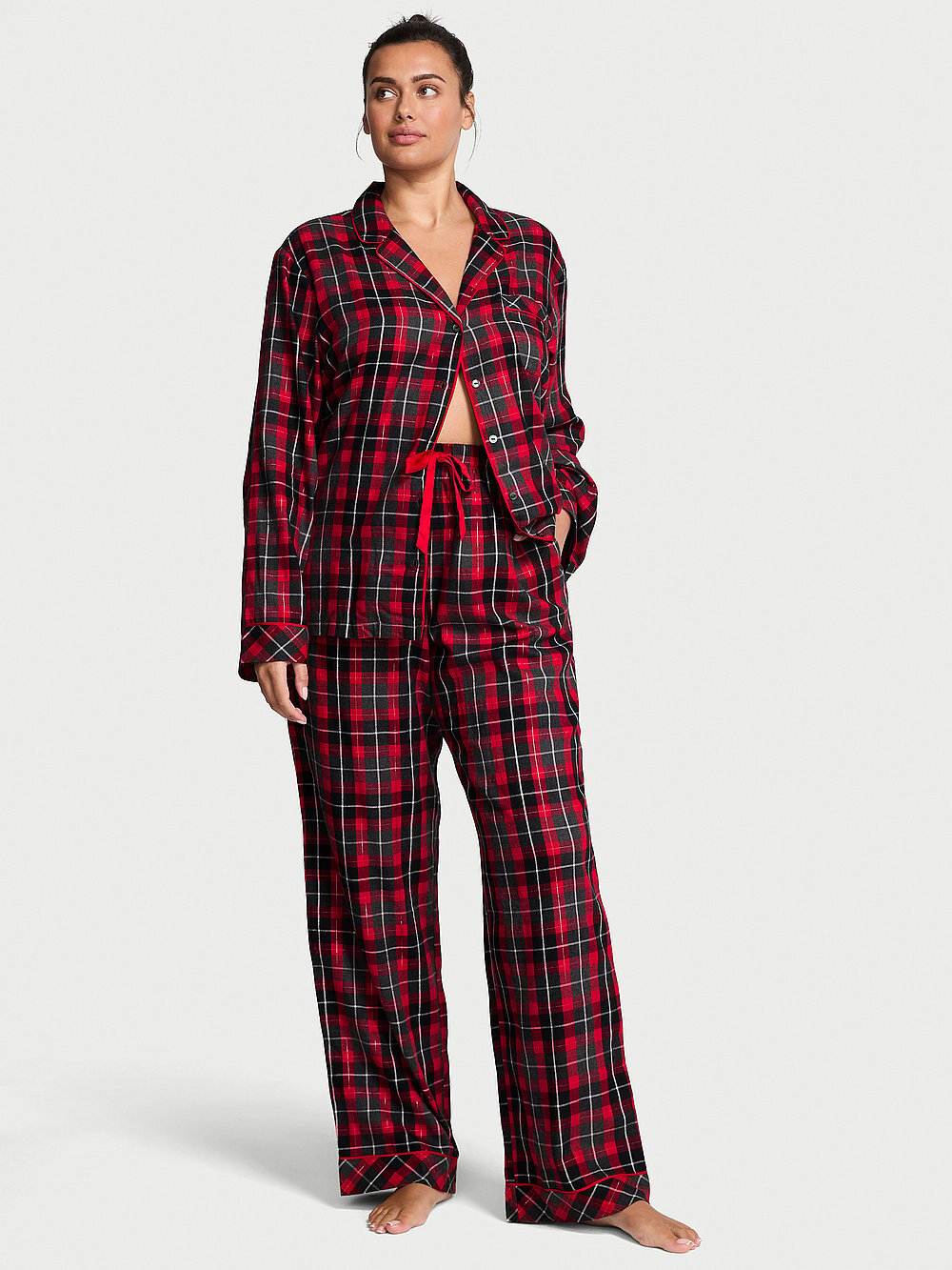 VS Flannel Long Pajama Set
