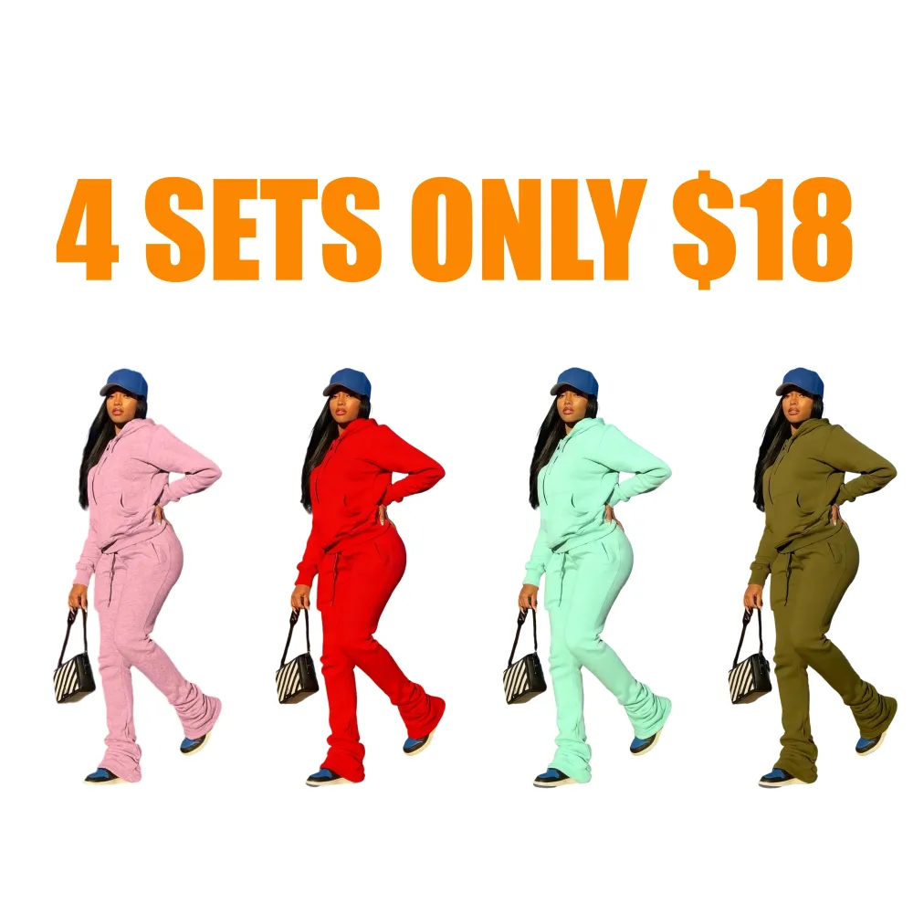 Womens Sweatshirt 2 Piece Pants Set