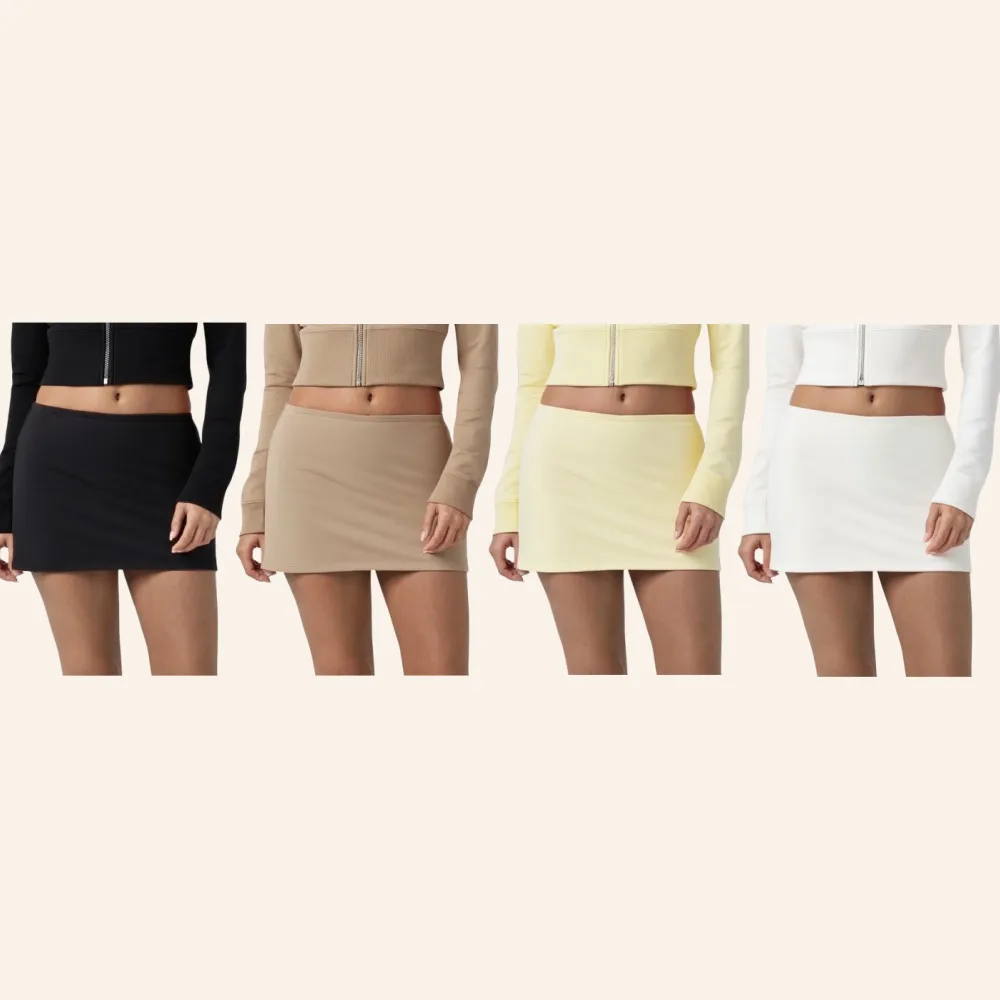 Women's Sunset Pier Collection Sporty Terry Mini Skirt (Just $3 Each!)