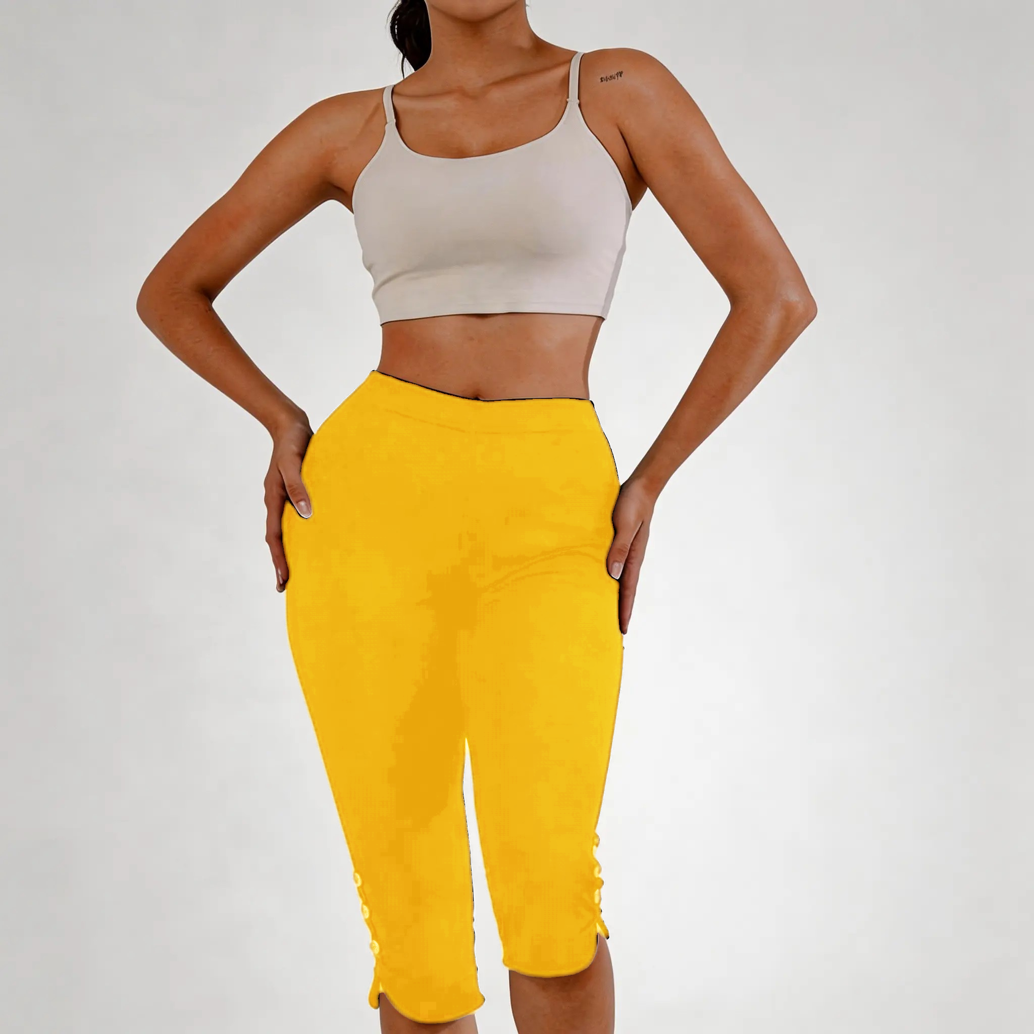 Women’s High-Waisted Slimming Yoga Pants – 7/8 Length Butt-Lifting Leggings