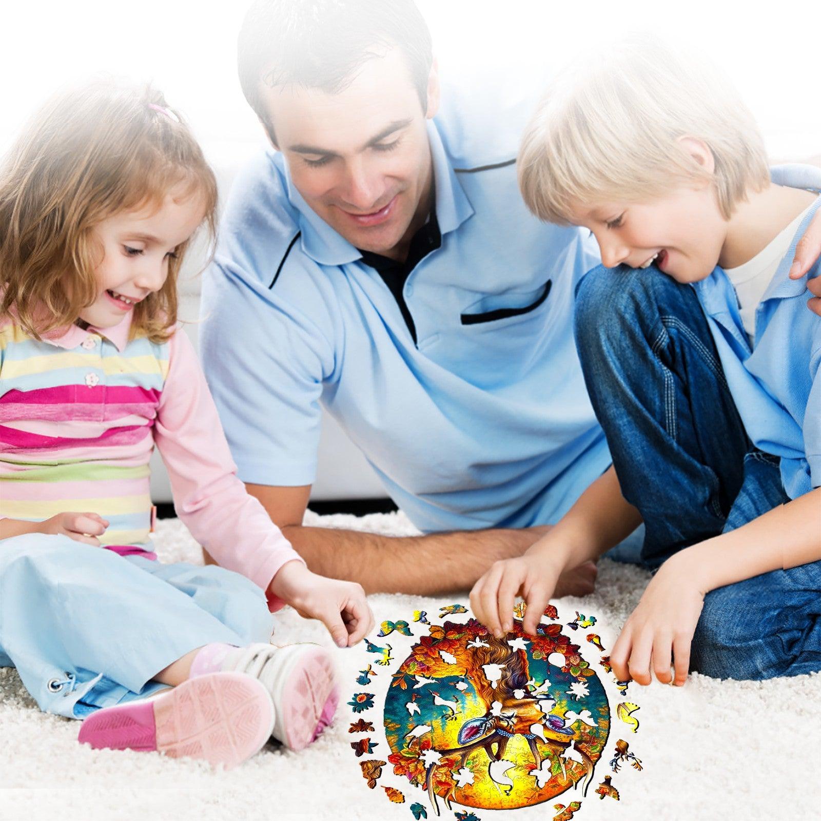 Deer Of Life-1 Wooden Jigsaw Puzzle