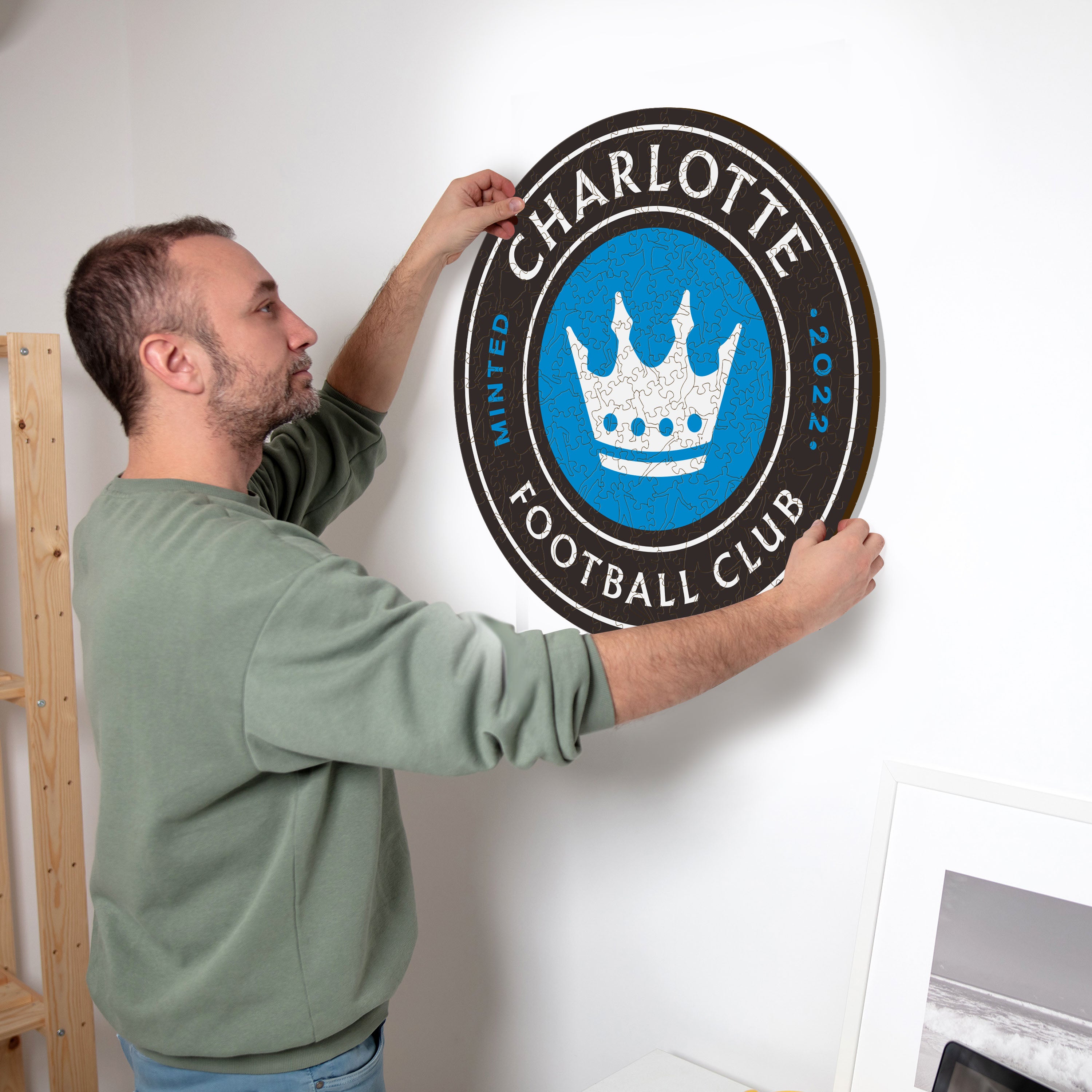 Charlotte FC® Logo - Wooden Puzzle