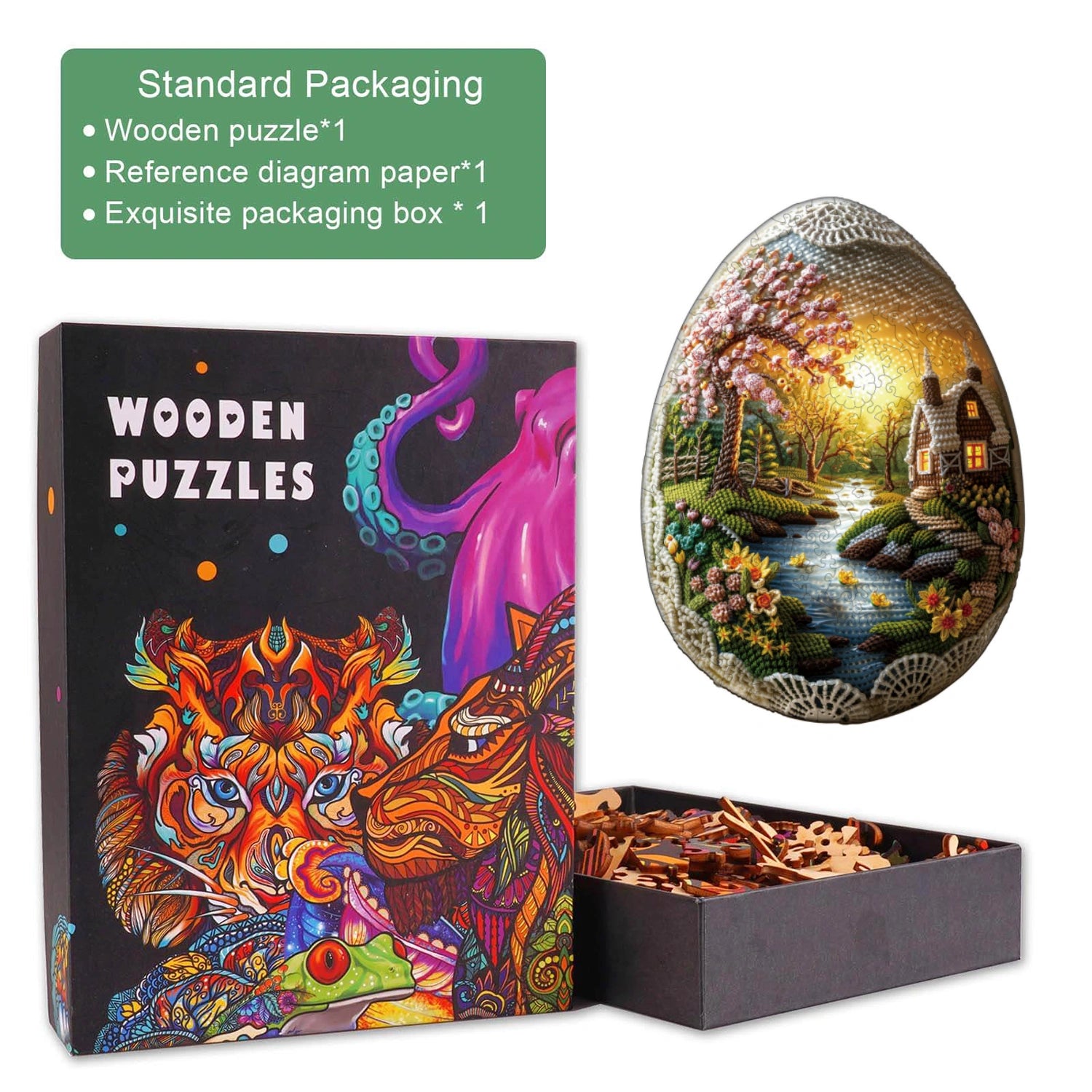 Fairytale Countryside Wooden Jigsaw Puzzle