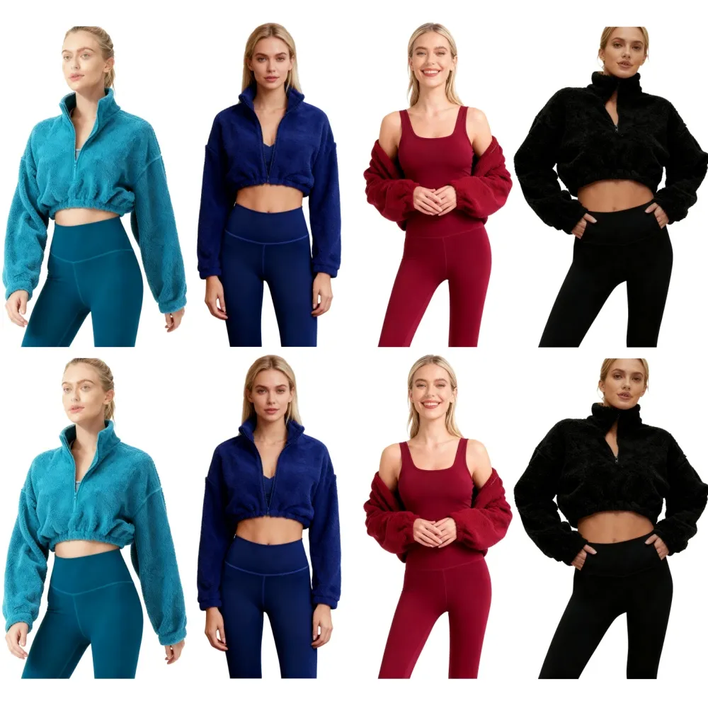 Women's Solid Thermal Lined 3-Piece Tracksuit Set