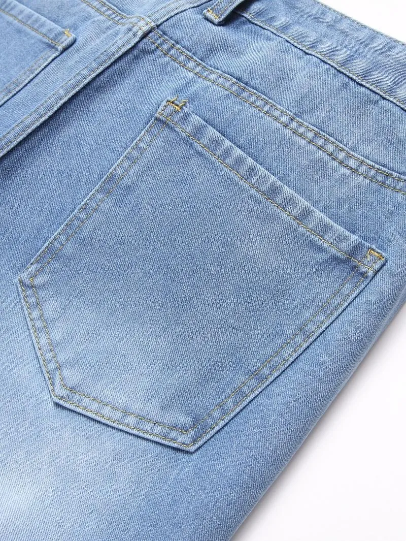 Men's slim-fit fashionable jeans