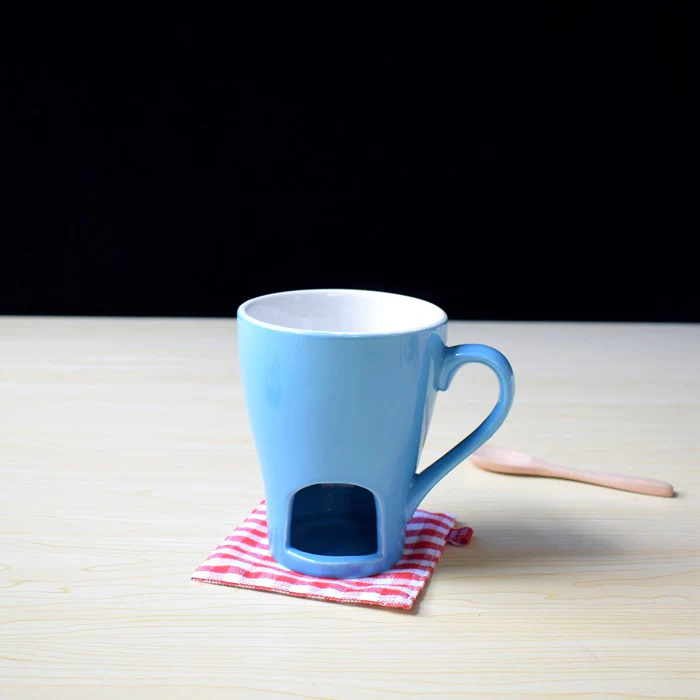 Ceramic Pink & Blue Melter Mug