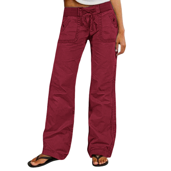 ⚡FINAL SALE⚡- Women's High Stretch Mid Rise Straight Pants