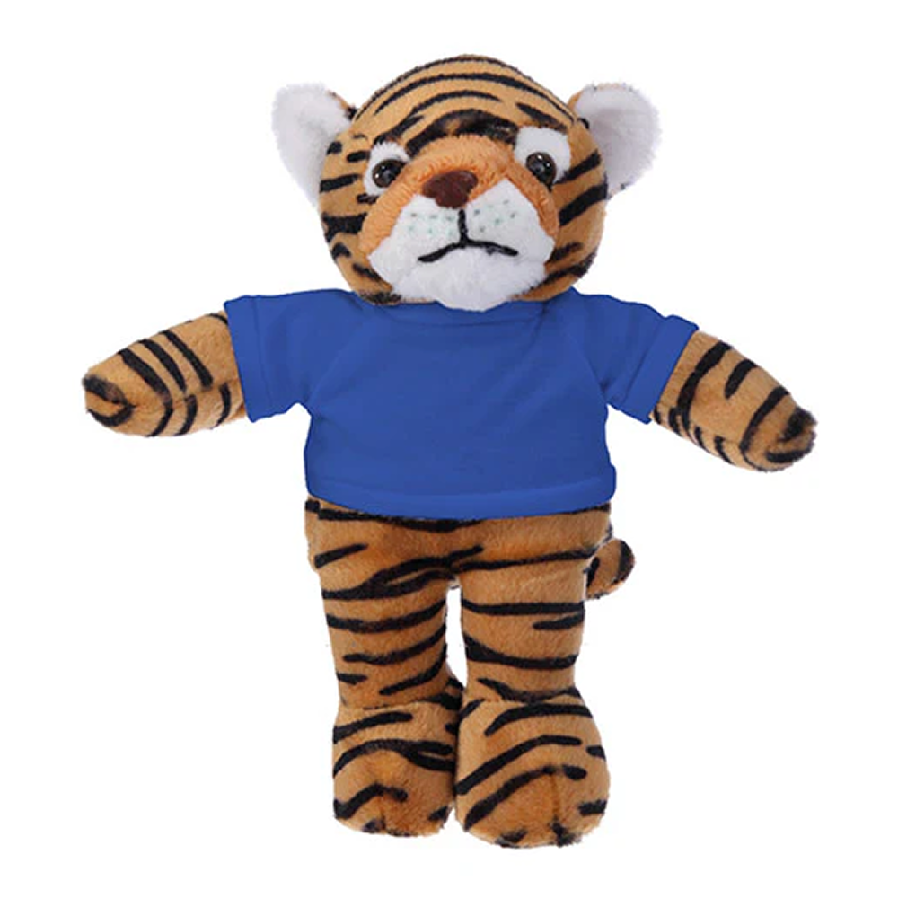Soft Plush Tiger with Tee 8inch