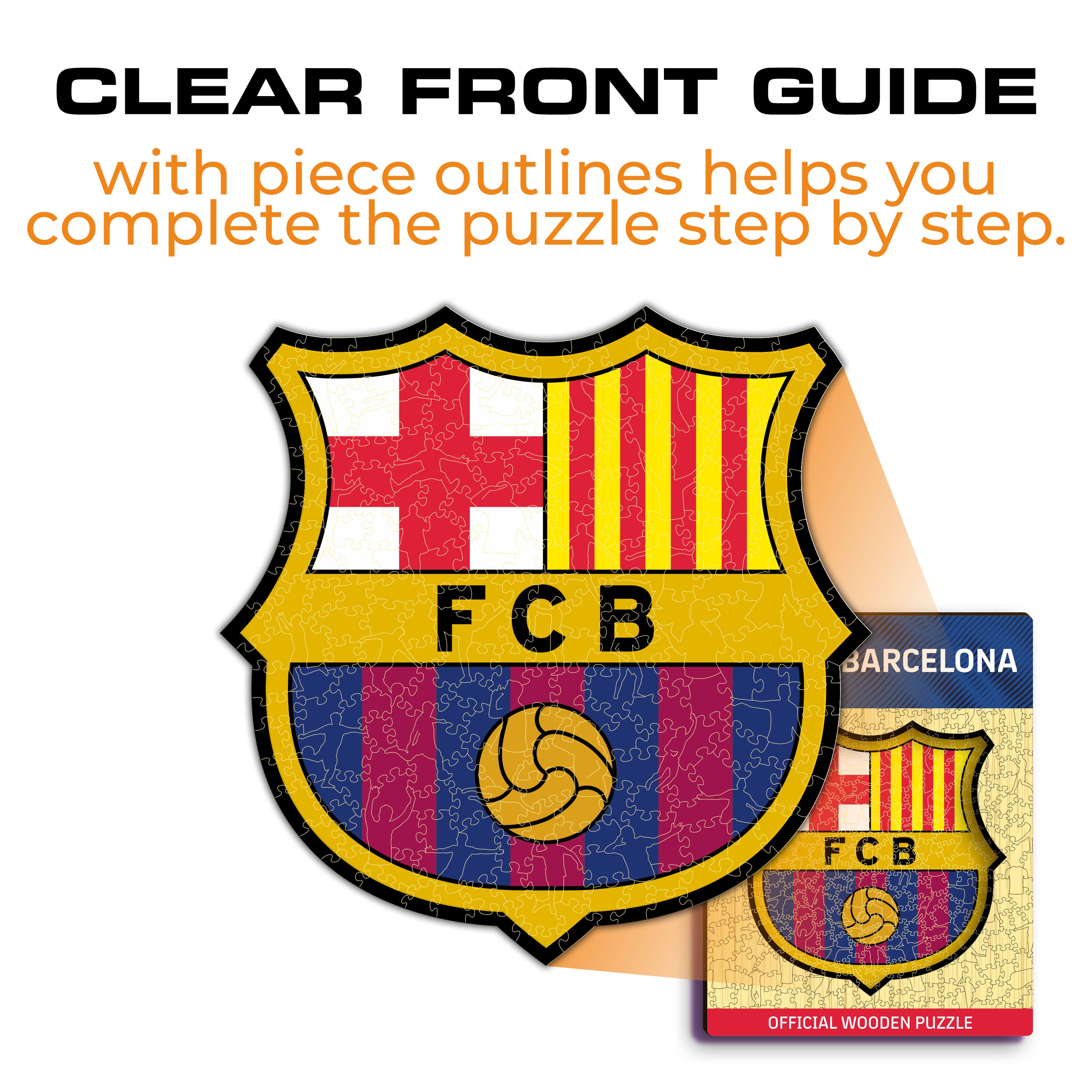 FC Barcelona® Logo - Wooden Puzzle