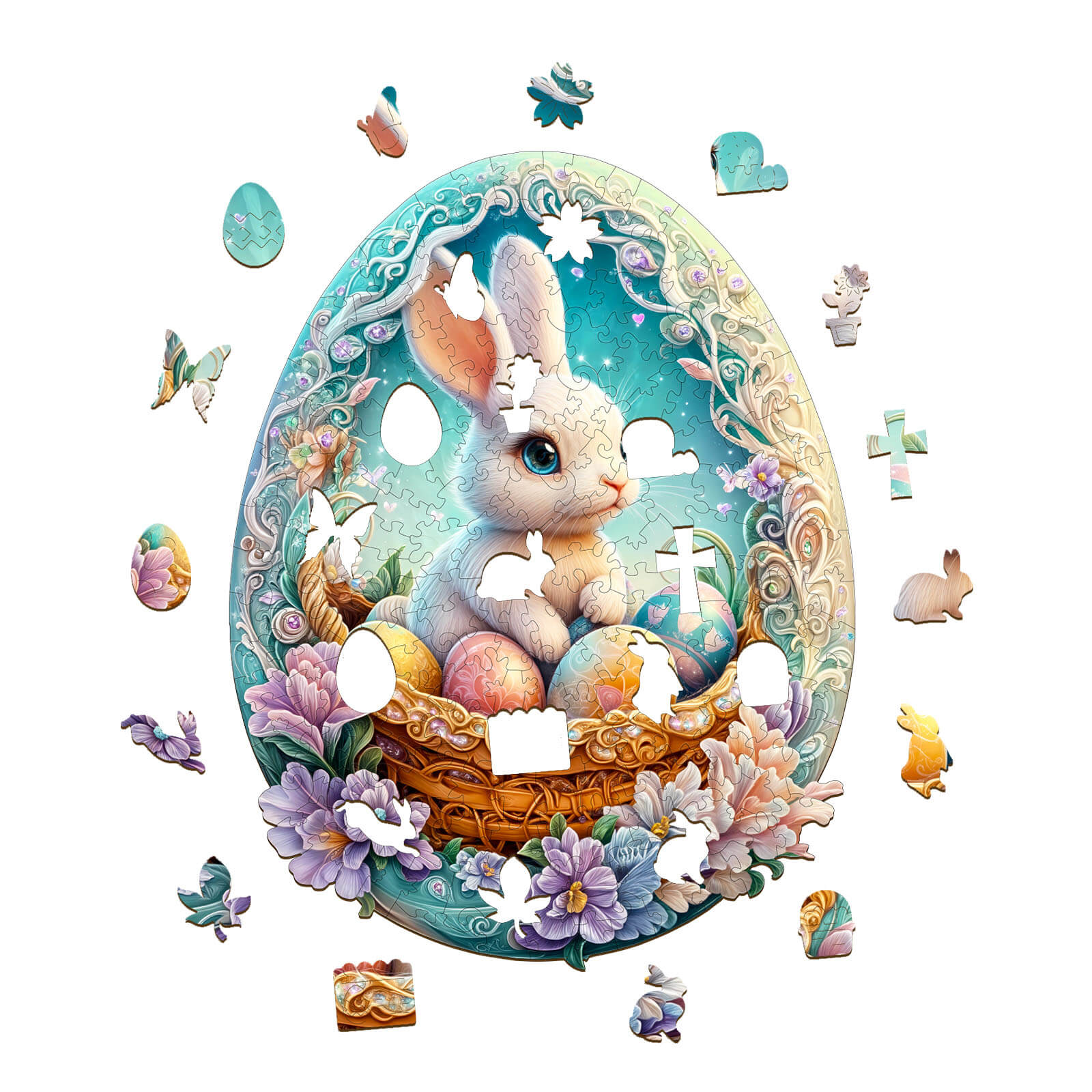Wonderland Easter-2 Wooden Jigsaw Puzzle