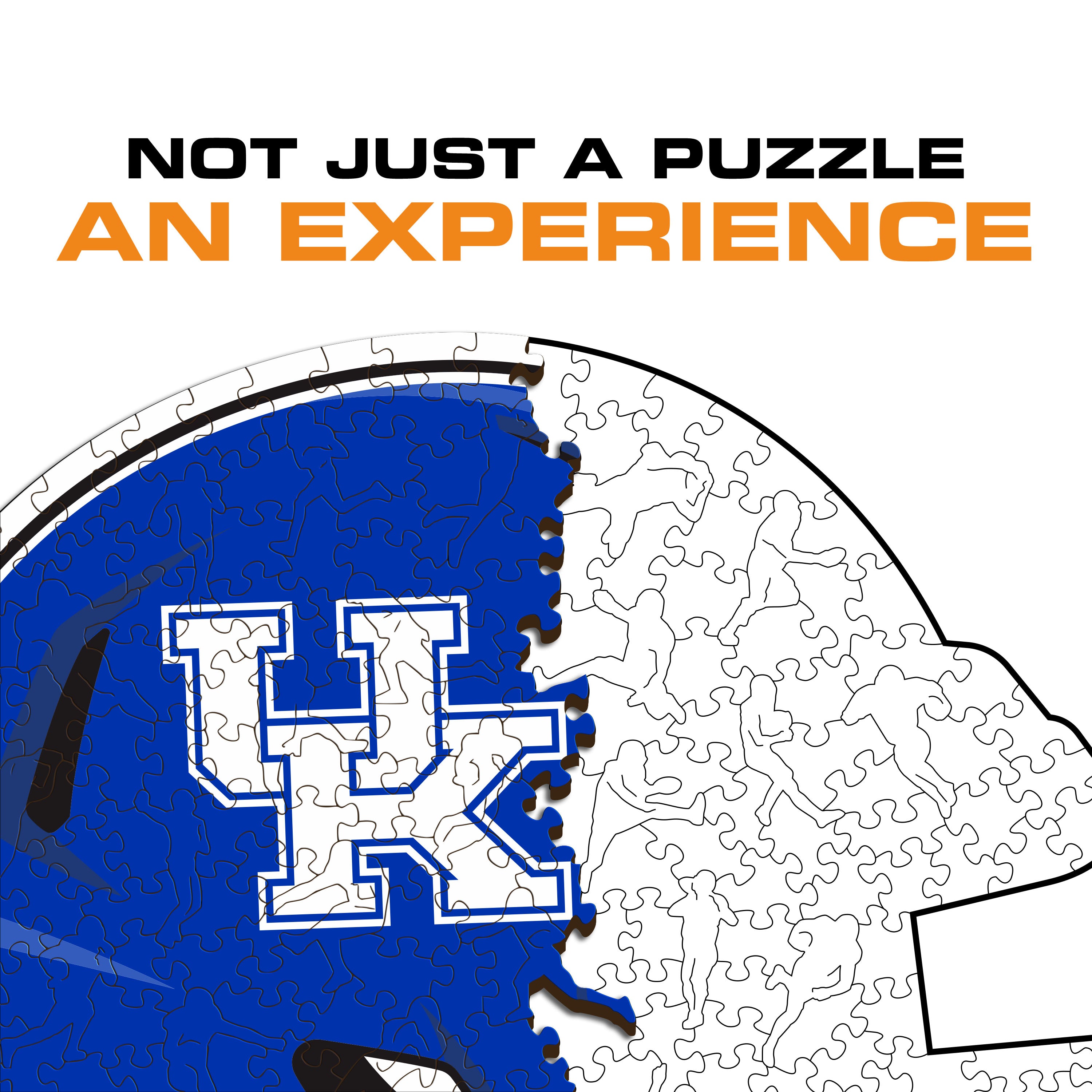 University of Kentucky Helmet - Wooden Puzzle