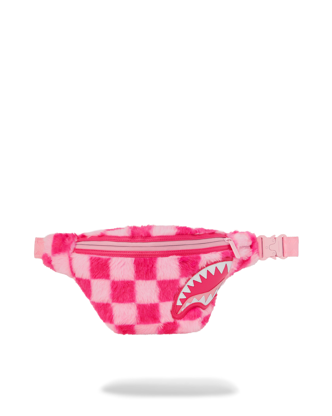 FURZILLA SHARK (PINK CHECK) SAVVY CROSSBODY