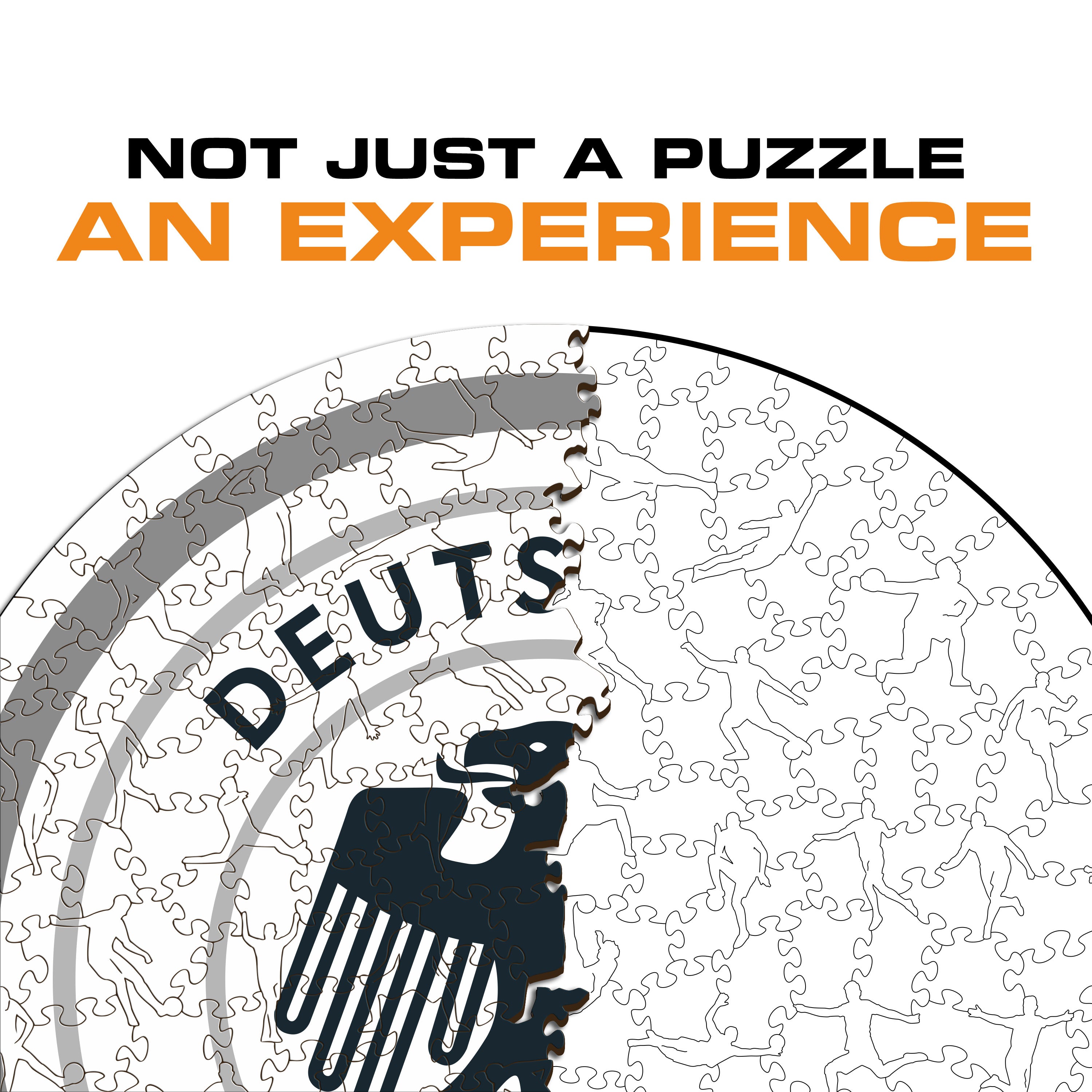 Germany® Eagle Logo - Wooden Puzzle