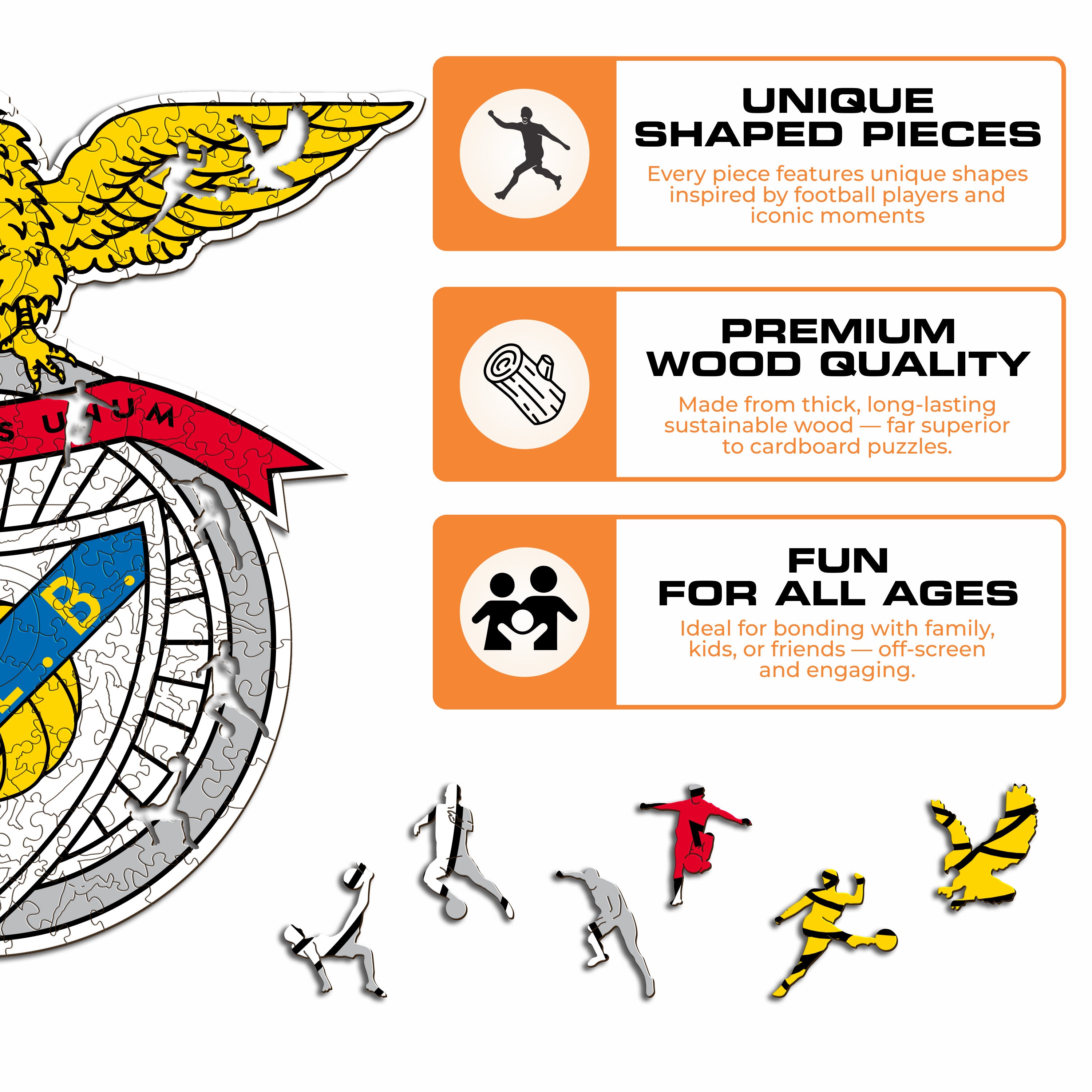 SL Benfica® Logo - Wooden Puzzle