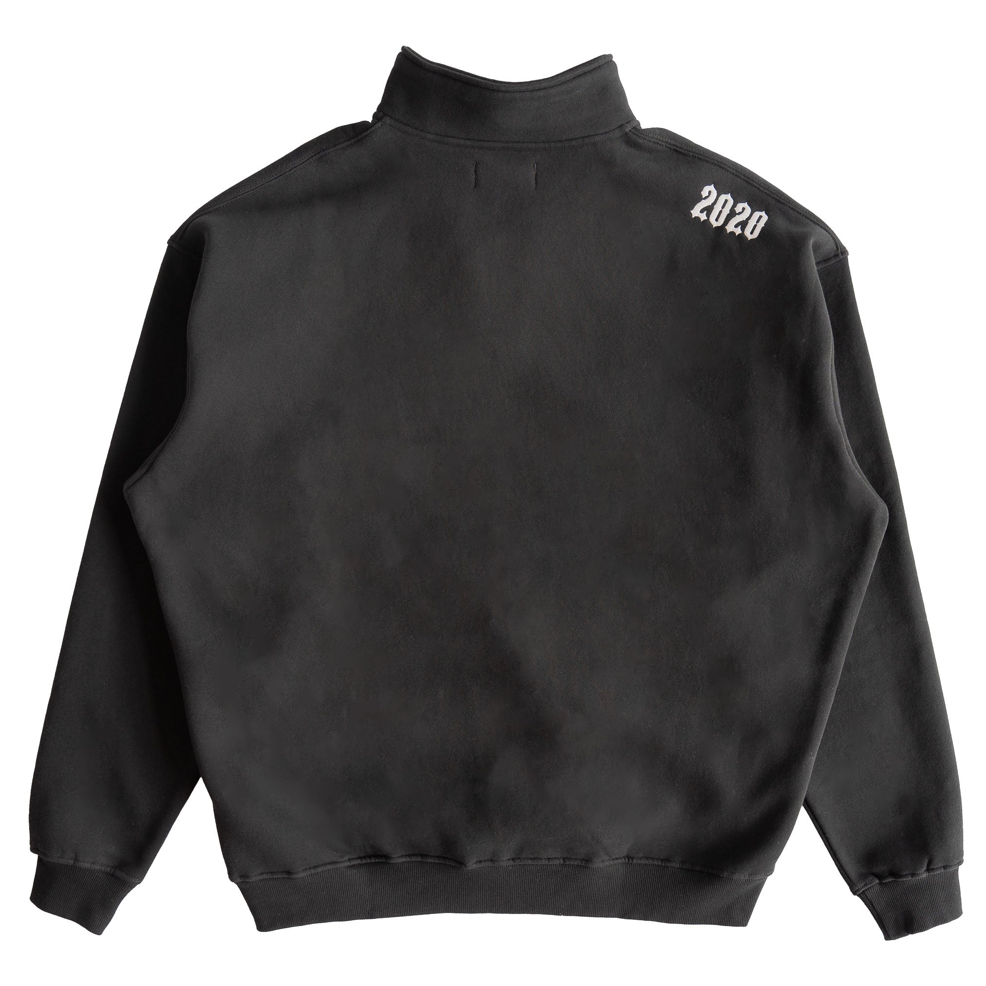 KILL CREW LUX QUARTER ZIP UP - BLACK / WHITE