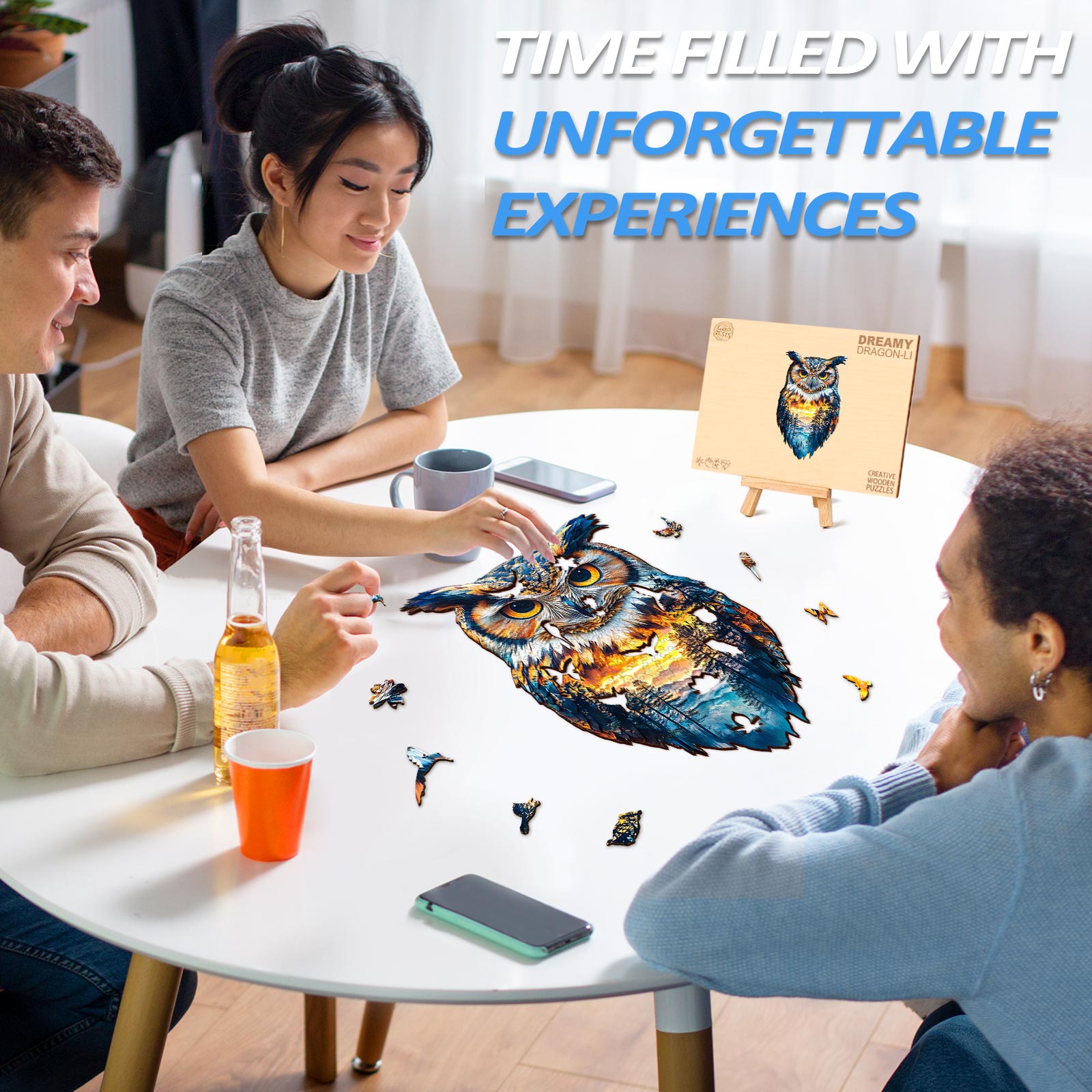 Forest Owl Wooden Jigsaw Puzzle