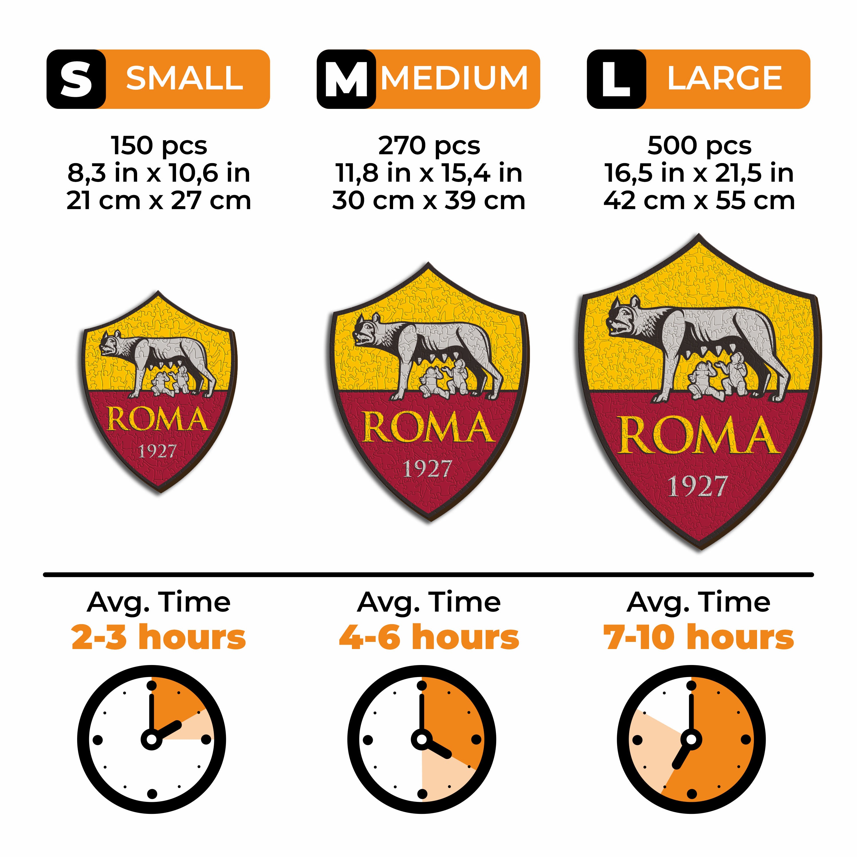 AS Roma® Logo - Wooden Puzzle