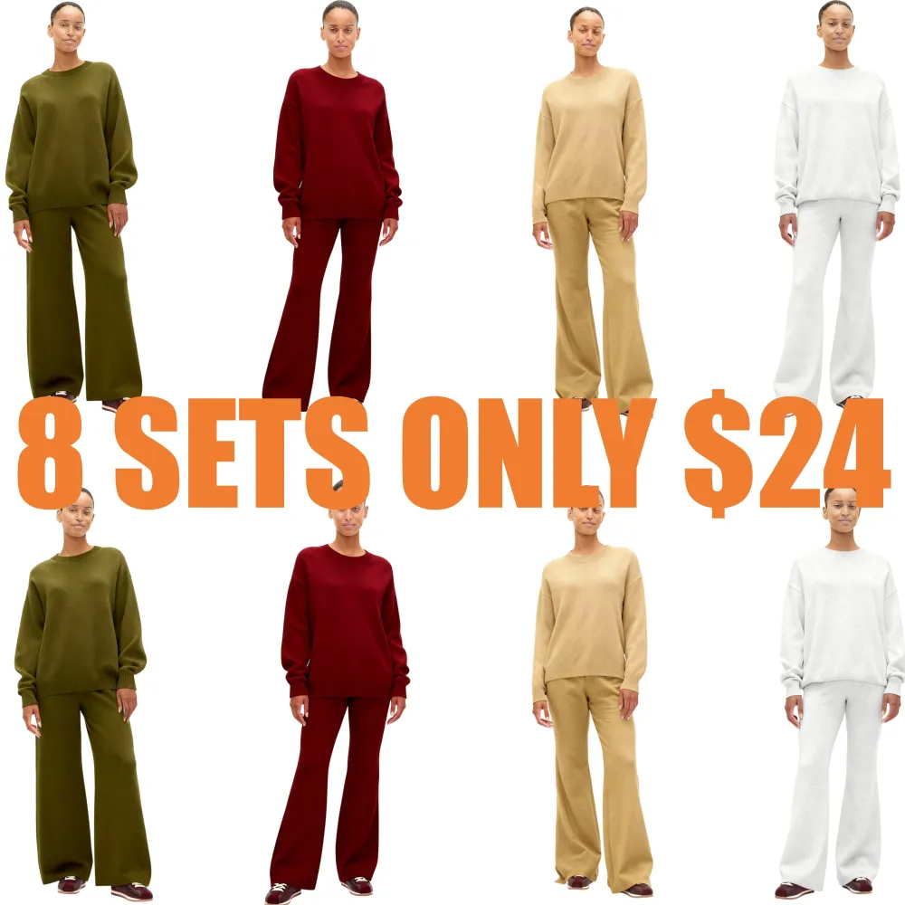 Women's Cash Soft Sweater&Pants Set