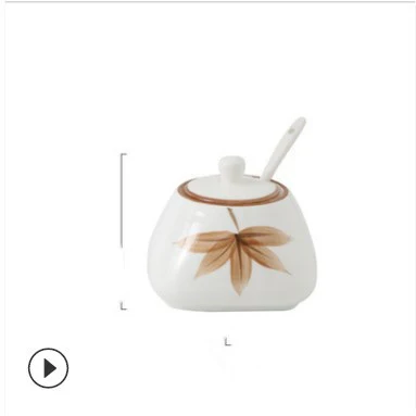 Service Ware: Ceramic Painted Fruits Serving Jars