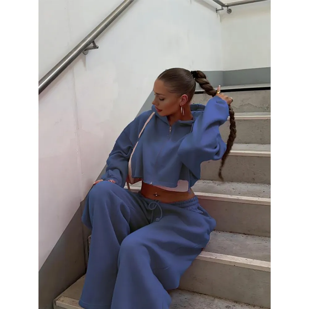 Women's Casual Two-piece Sweatsuit