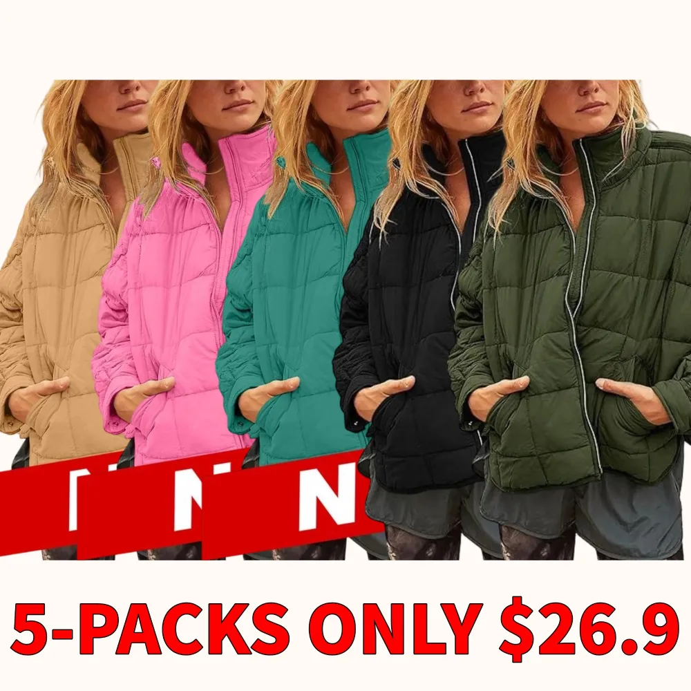 Women's lightweight quilted down jacket