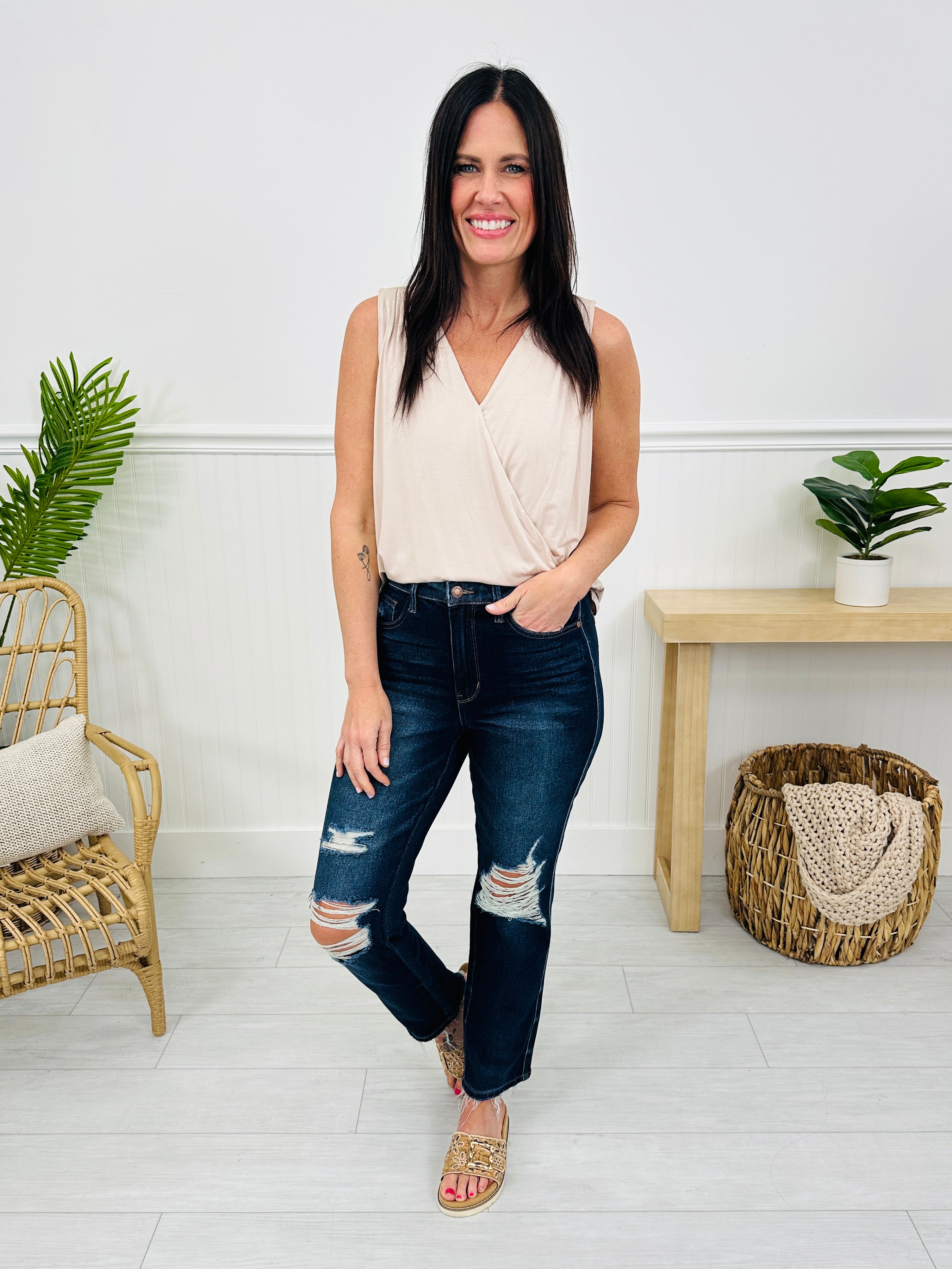 Judy Blue On Top Of The Trend Straight Jeans