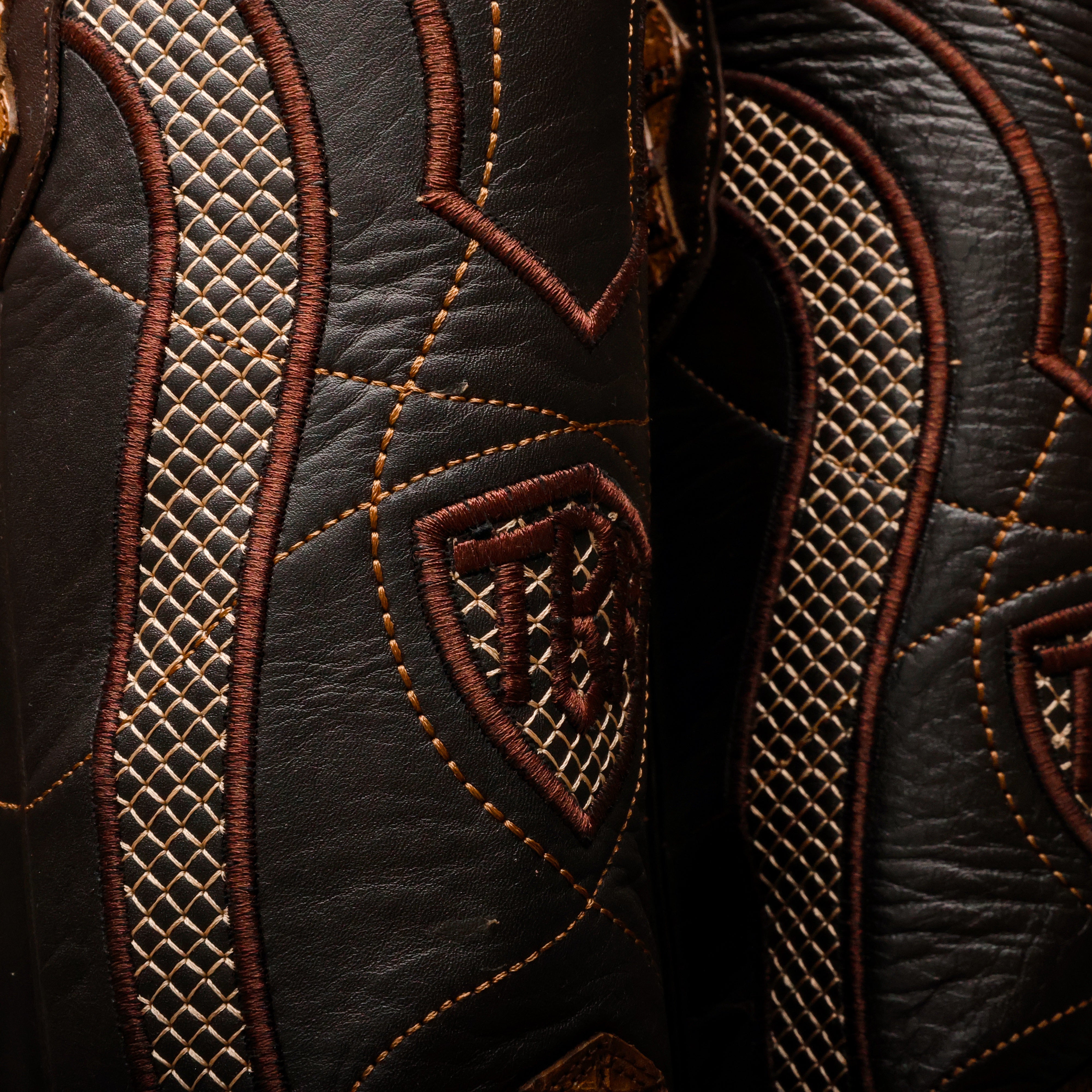 Honey Caiman Belly Leather Boots - Cutter Toe