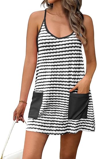 ✨Everyday Active Mini Tennis Dress with Built-In Shorts