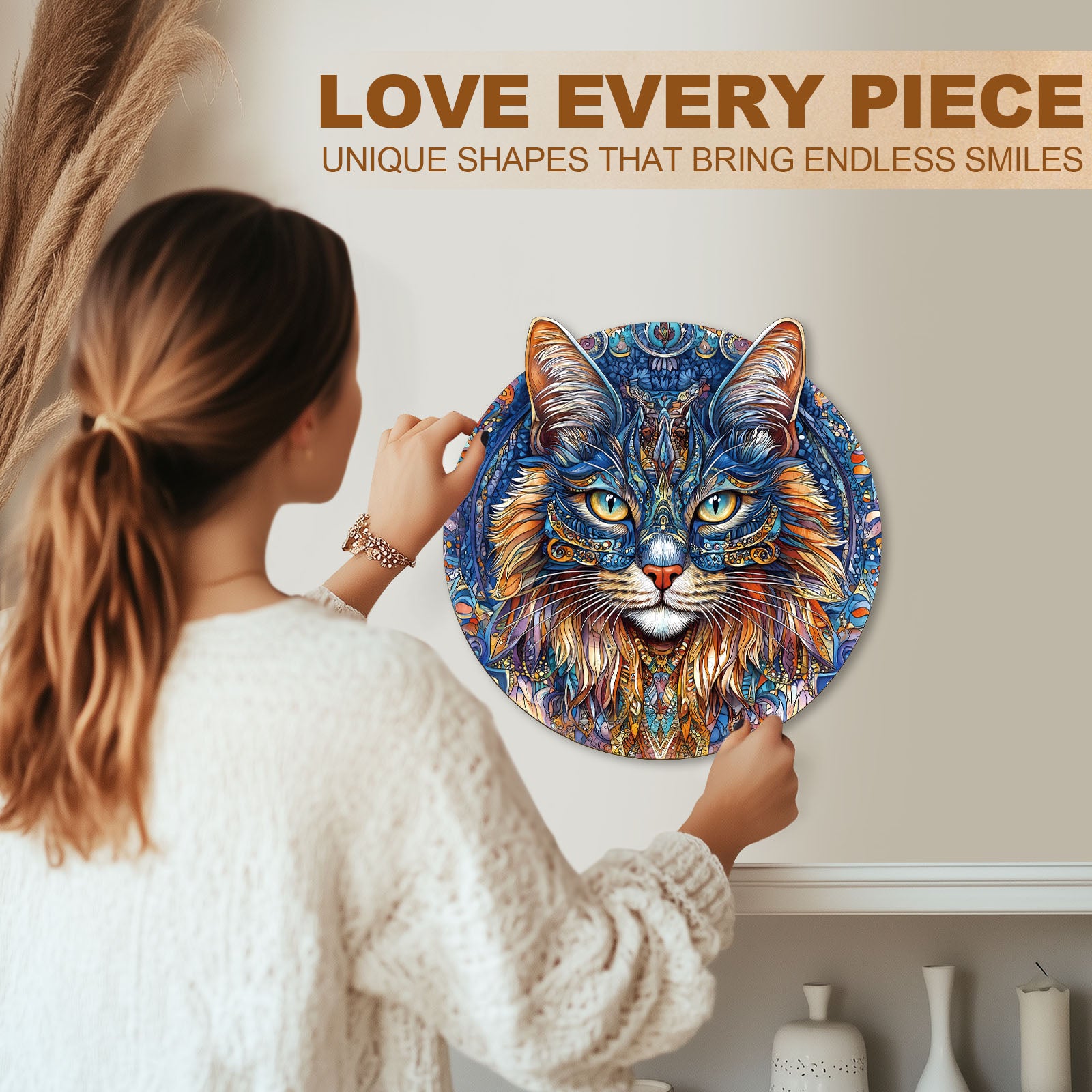 Royal Whiskers Wooden Jigsaw Puzzle