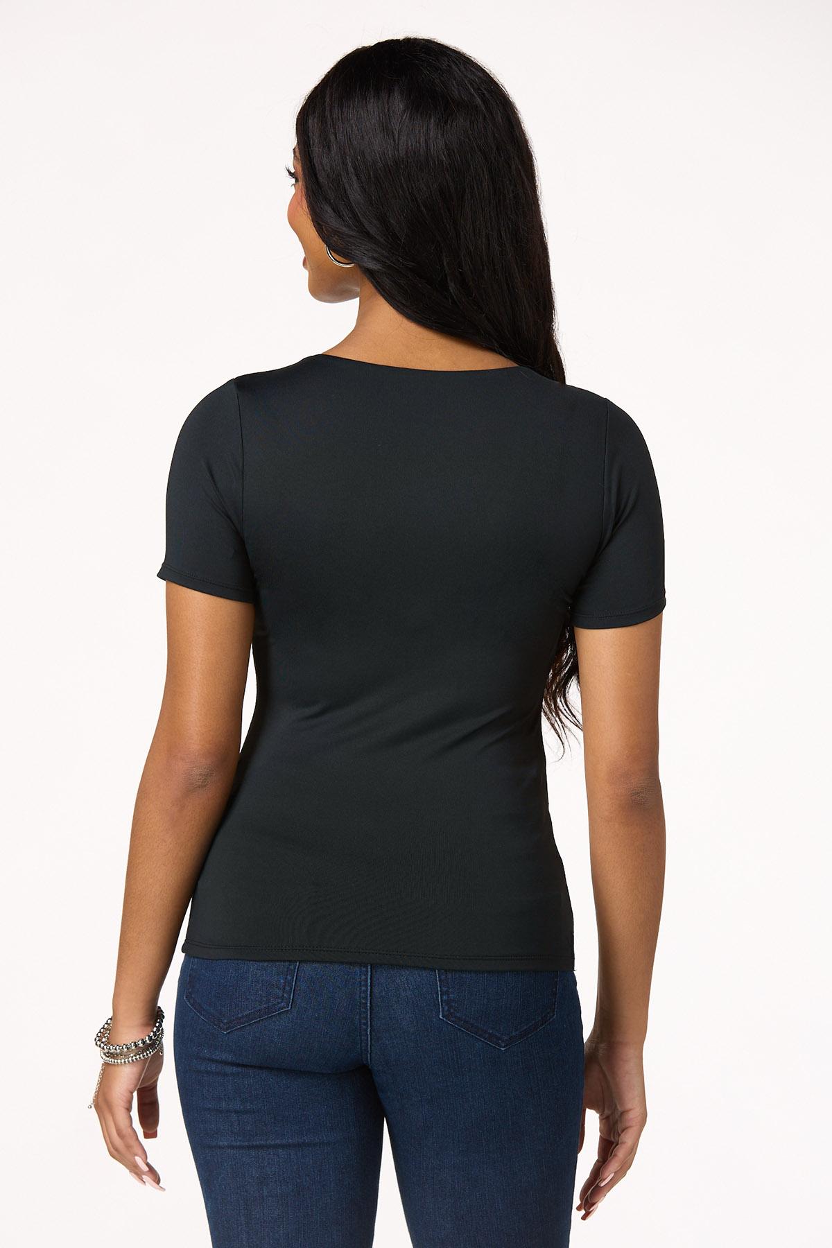 Solid Sculpt Knit Top