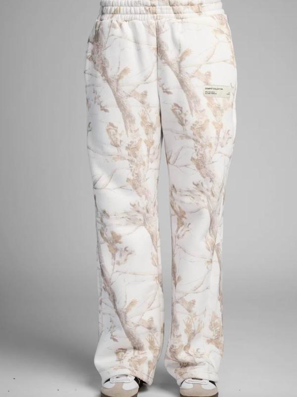 Unisex Camo Straight-Leg Sweatpants – Relaxed Everyday Comfort